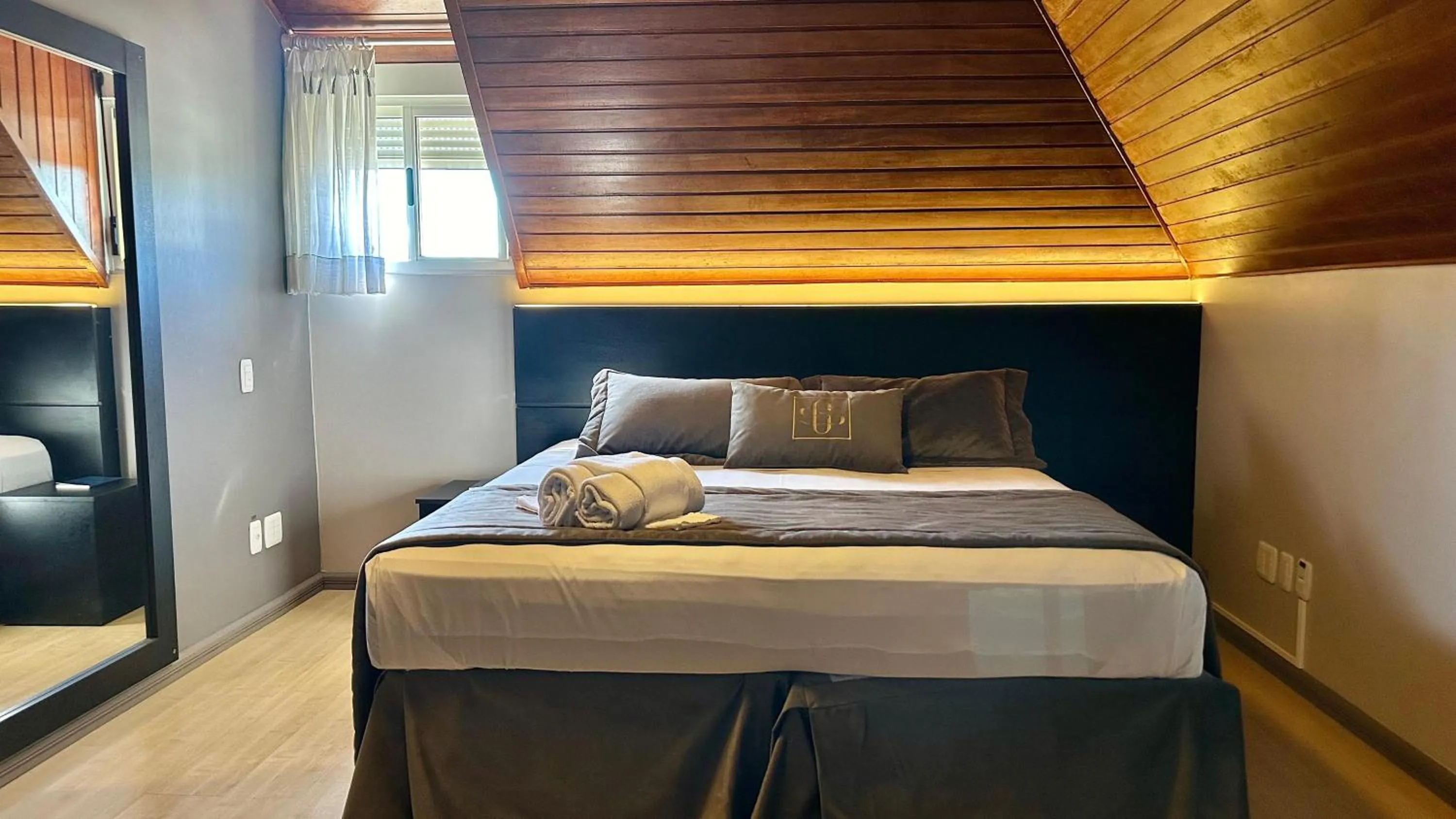 Bed in Hotel Glamour da Serra