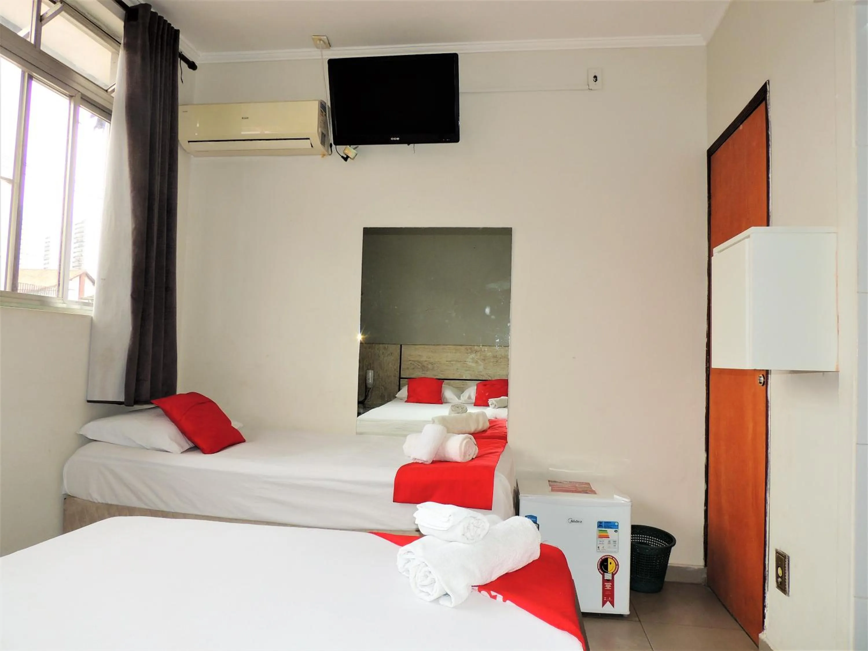 Bedroom, Bed in Hotel Vila Prudente São Paulo - Fácil acesso Expo São Paulo e Museu Ipiranga