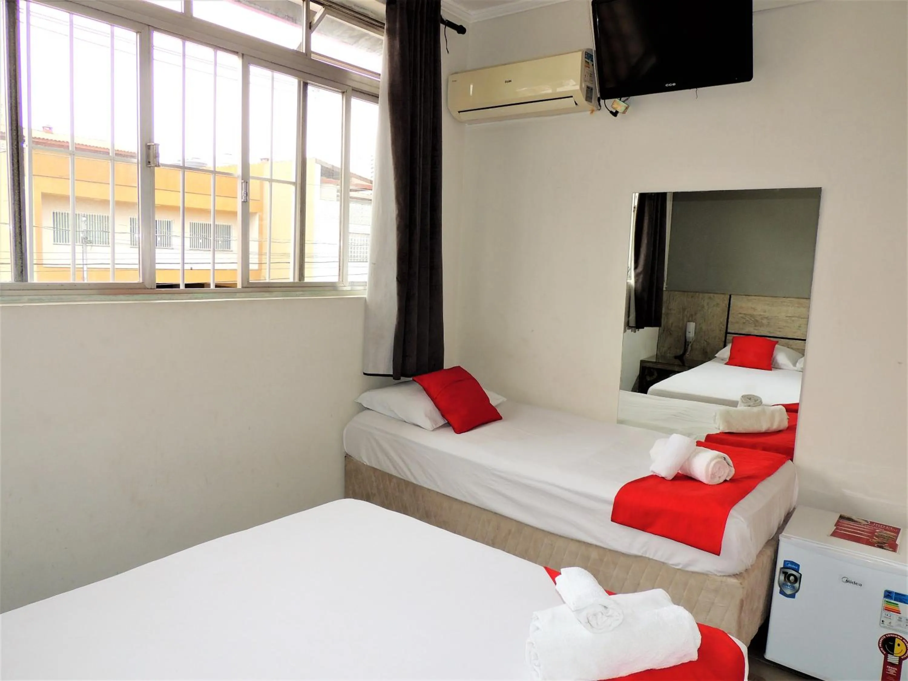 Bedroom, Bed in Hotel Vila Prudente São Paulo - Fácil acesso Expo São Paulo e Museu Ipiranga