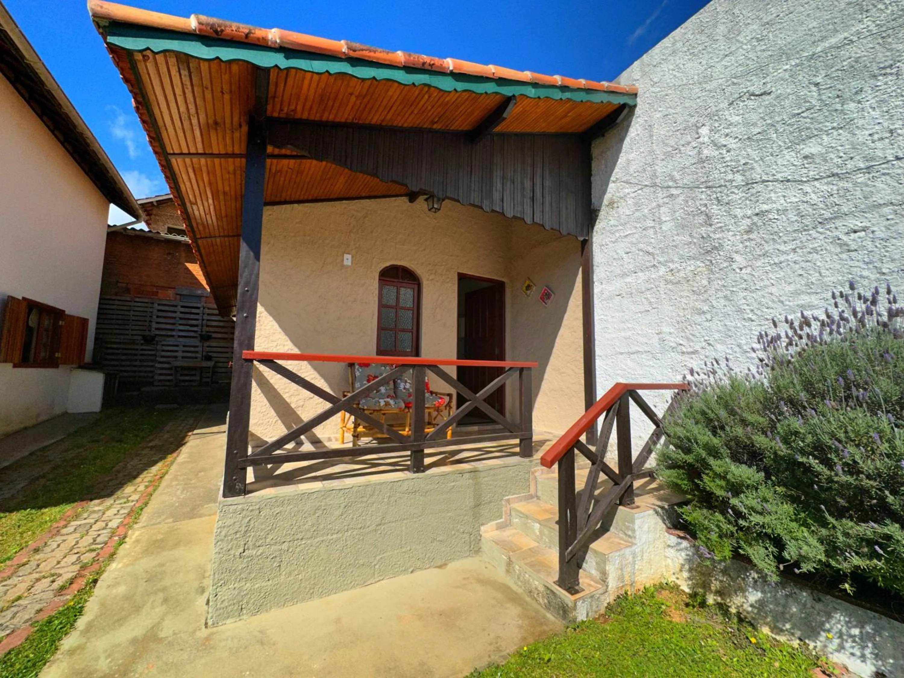 Patio in Chalé Dumont Pousadinha