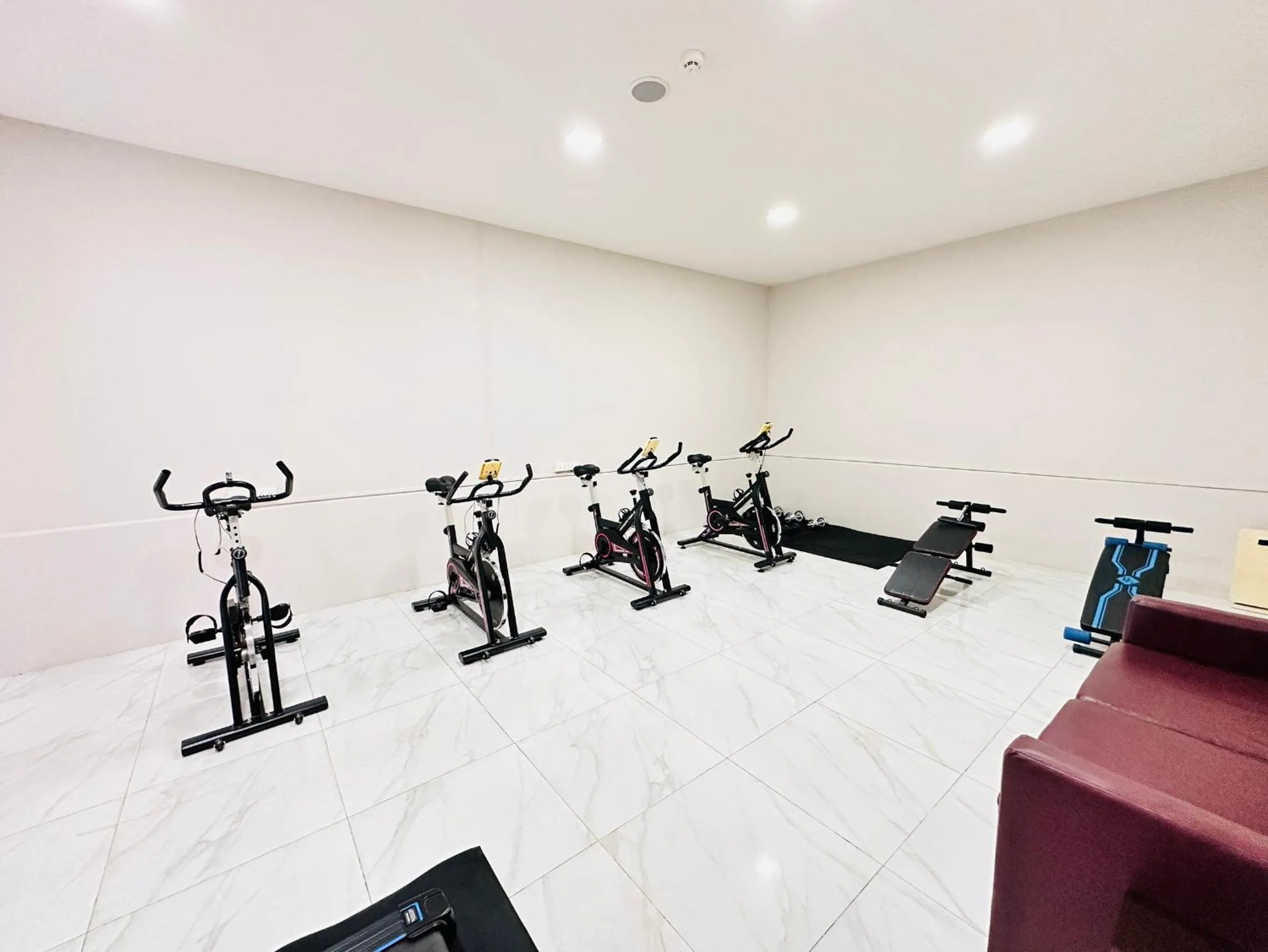 Fitness centre/facilities in O2 Luxury Hotel