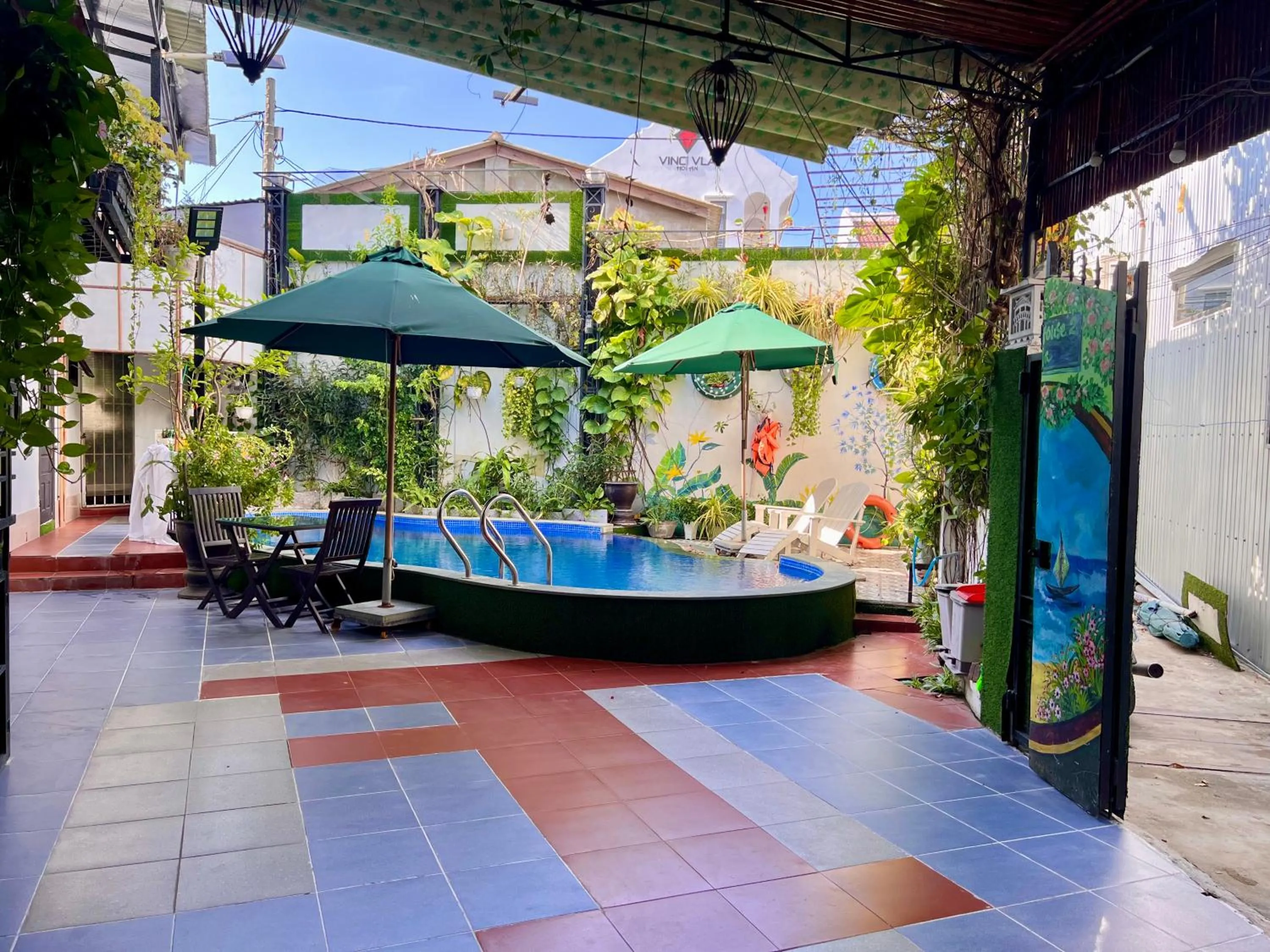 Patio in Ngo House 2 Villa