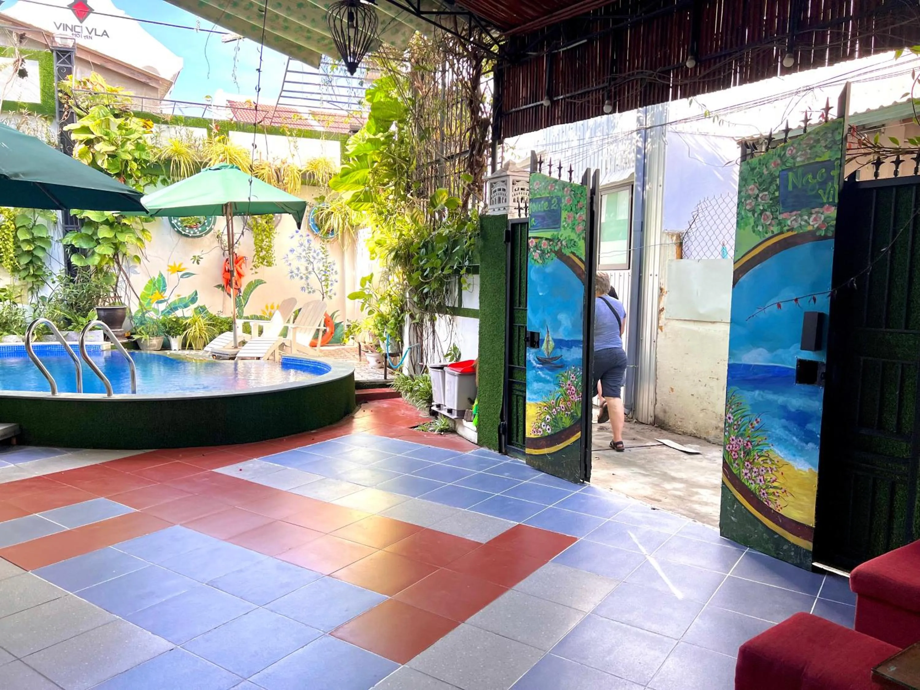 Patio in Ngo House 2 Villa