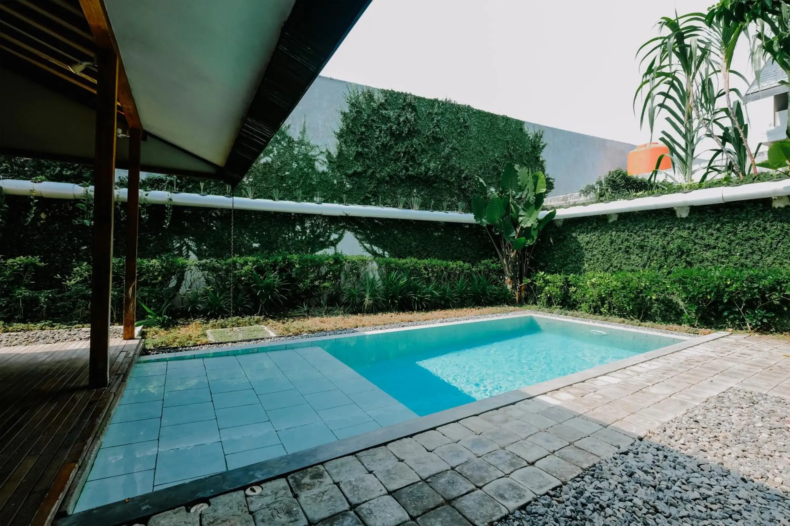 Pool view in Ayom Java Village Solo Pool view in Ayom Java Village Solo