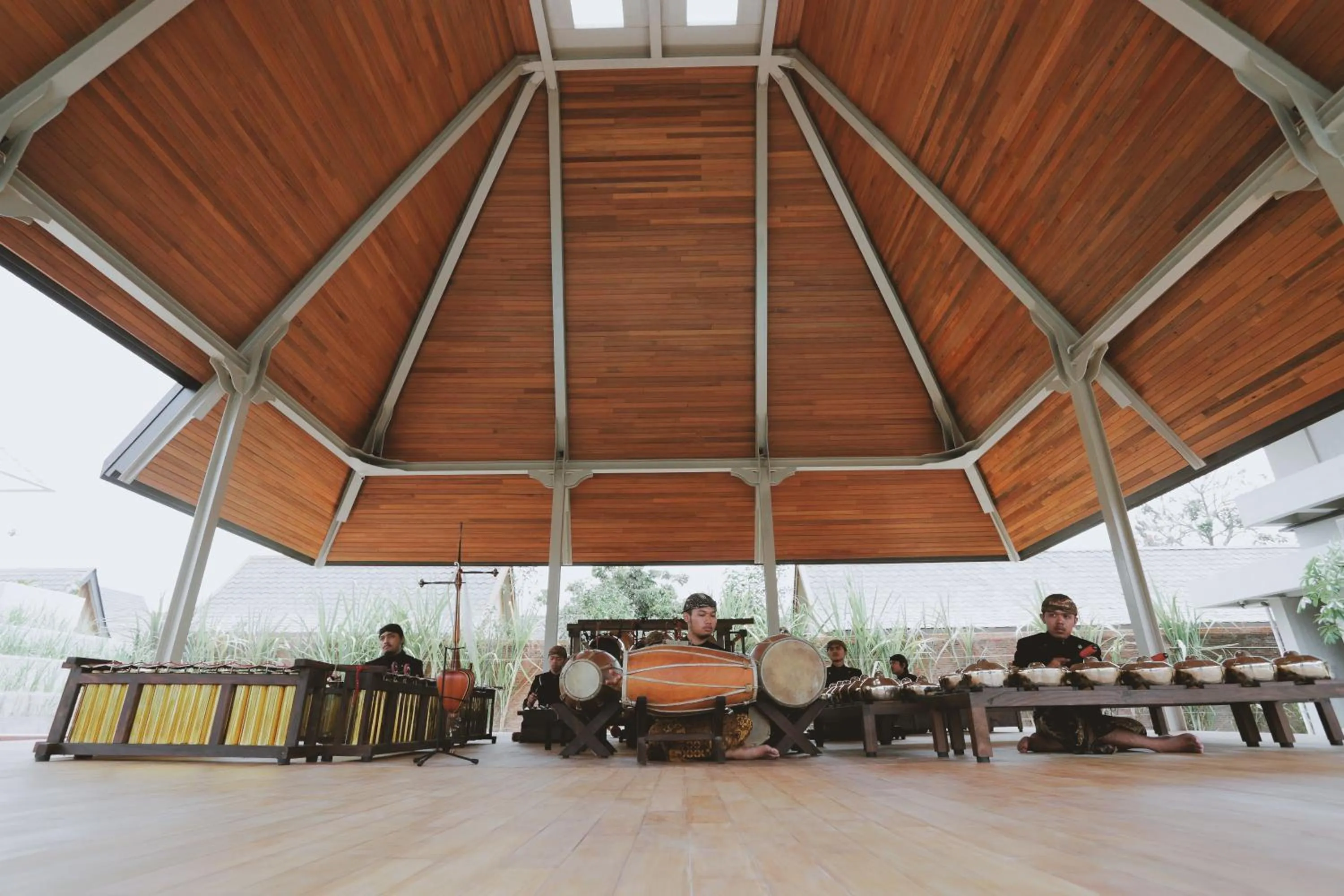 Decorative detail in Ayom Java Village Solo