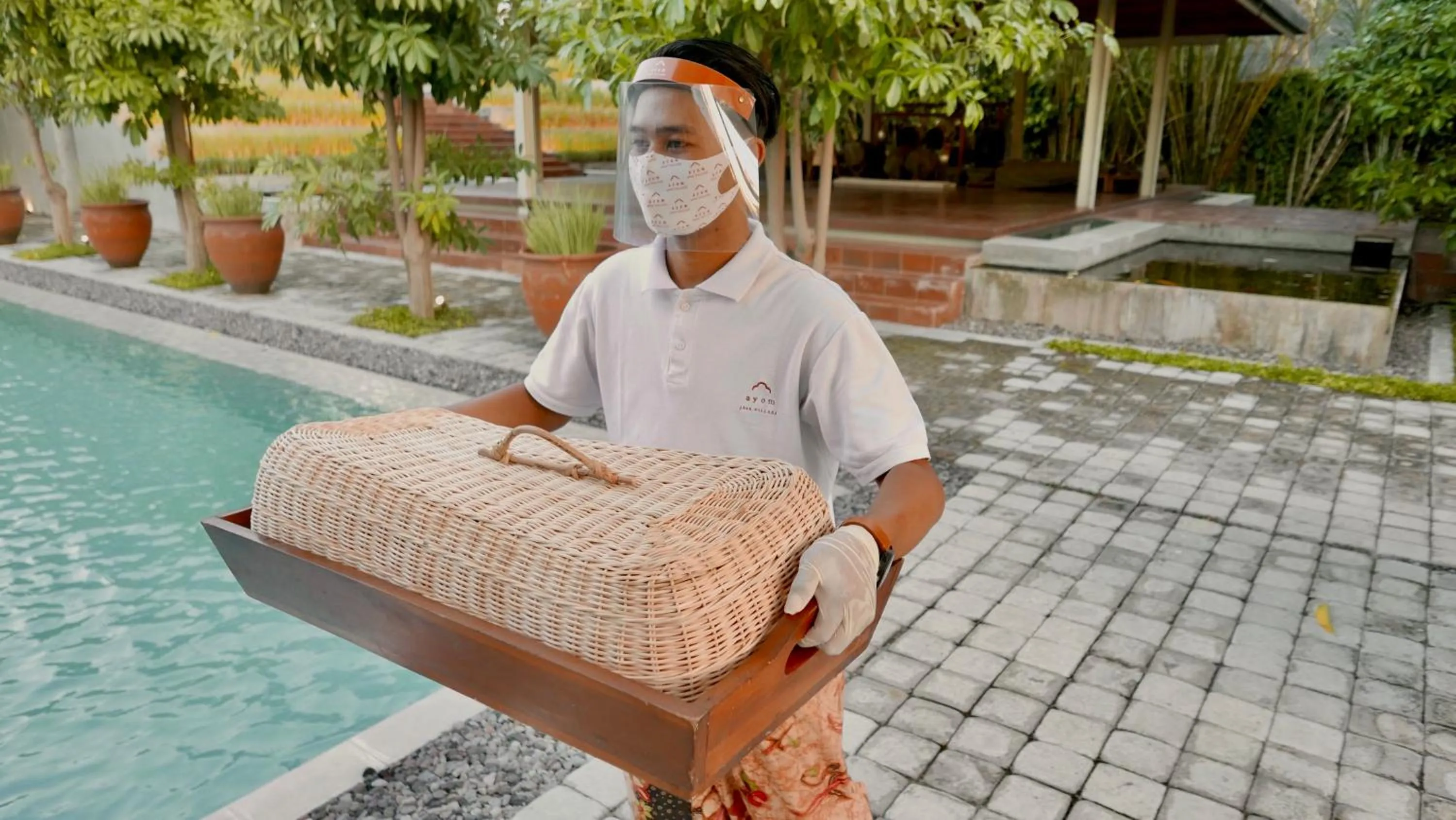 Staff in Ayom Java Village Solo