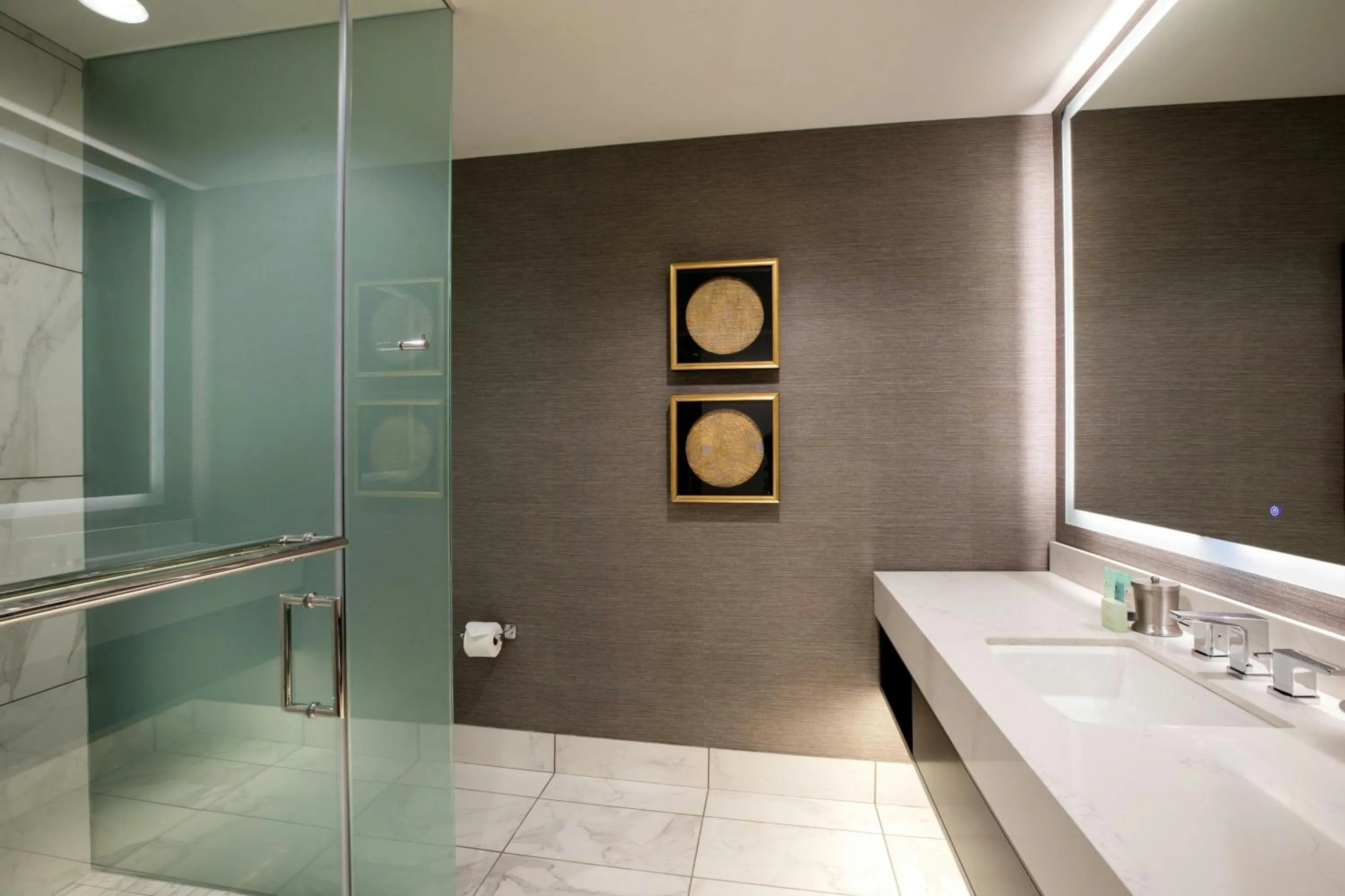 Bathroom in Ambassador Hotel Kansas City, Autograph Collection