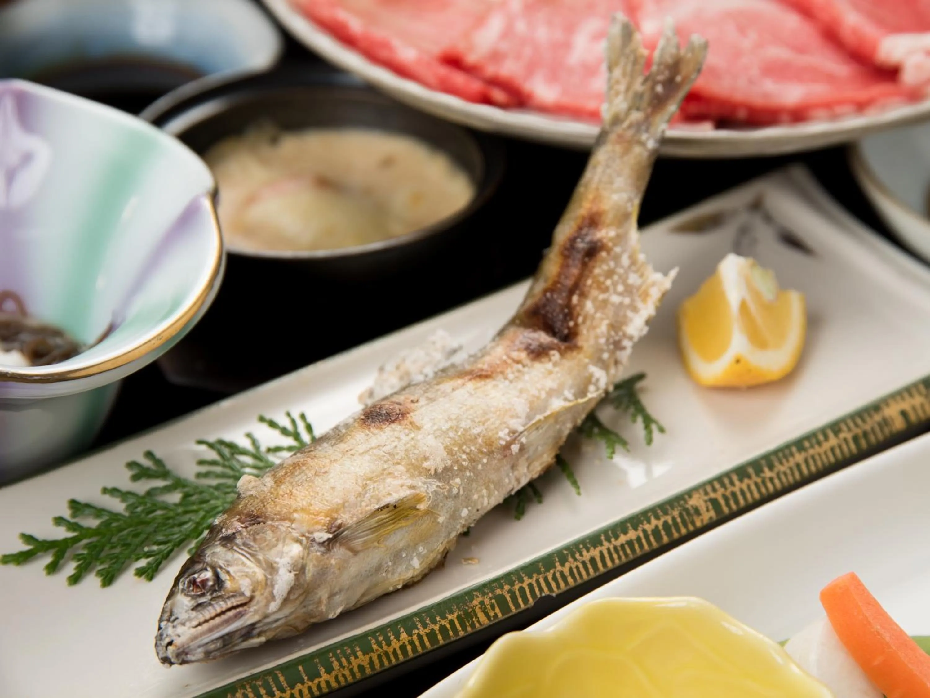 Dinner in Sanso Matsuya