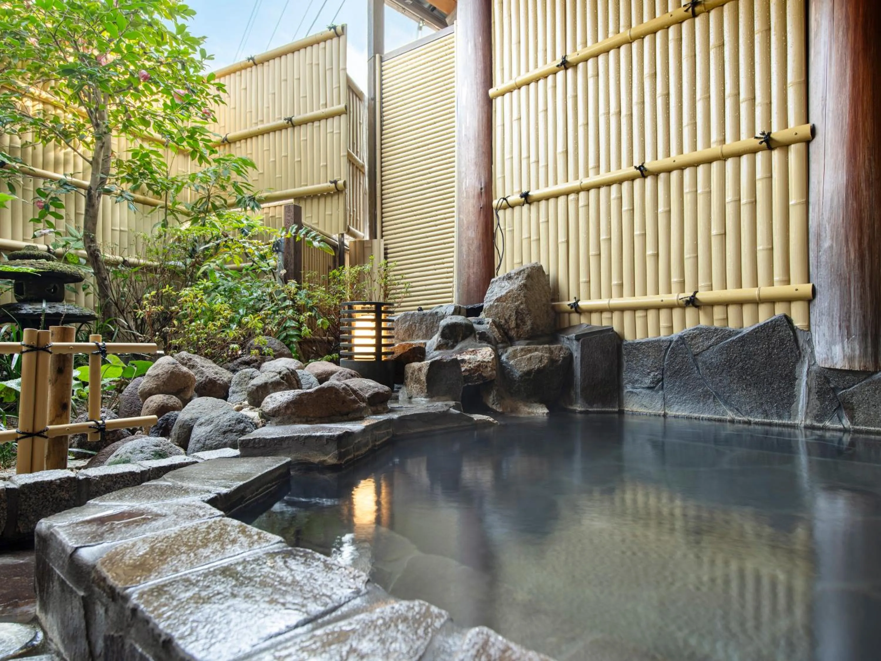 Hot Spring Bath in Sanso Matsuya