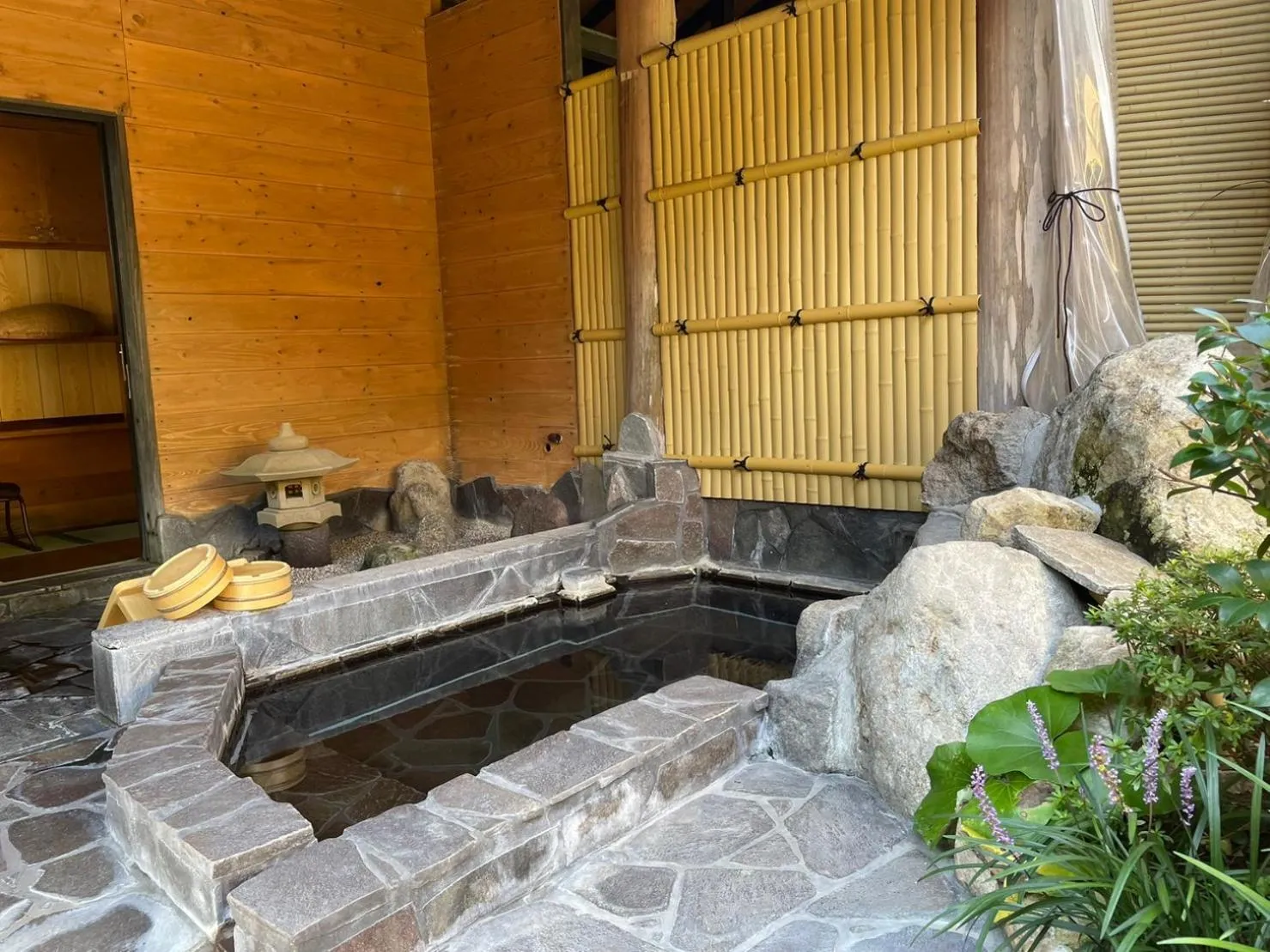 Open Air Bath in Sanso Matsuya