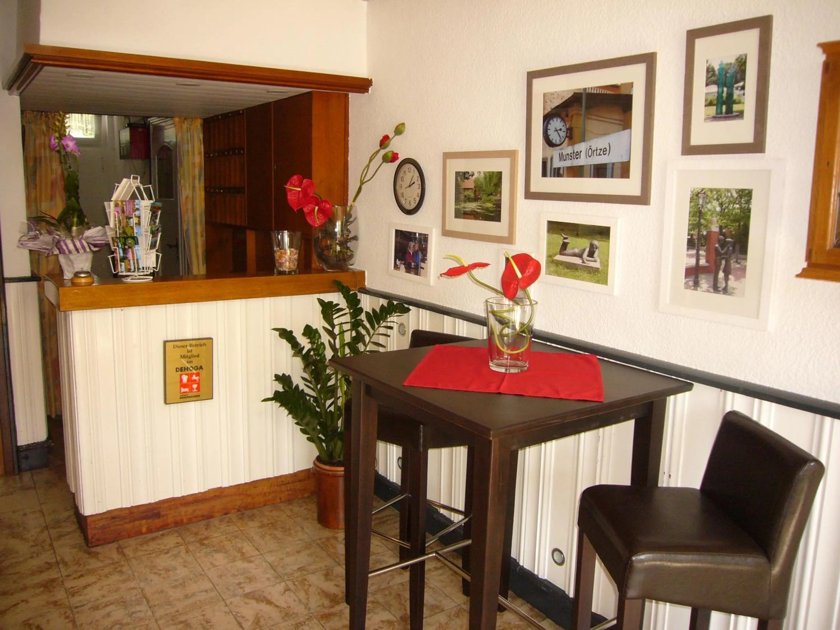 Lobby or reception in Hotel Stadt Munster