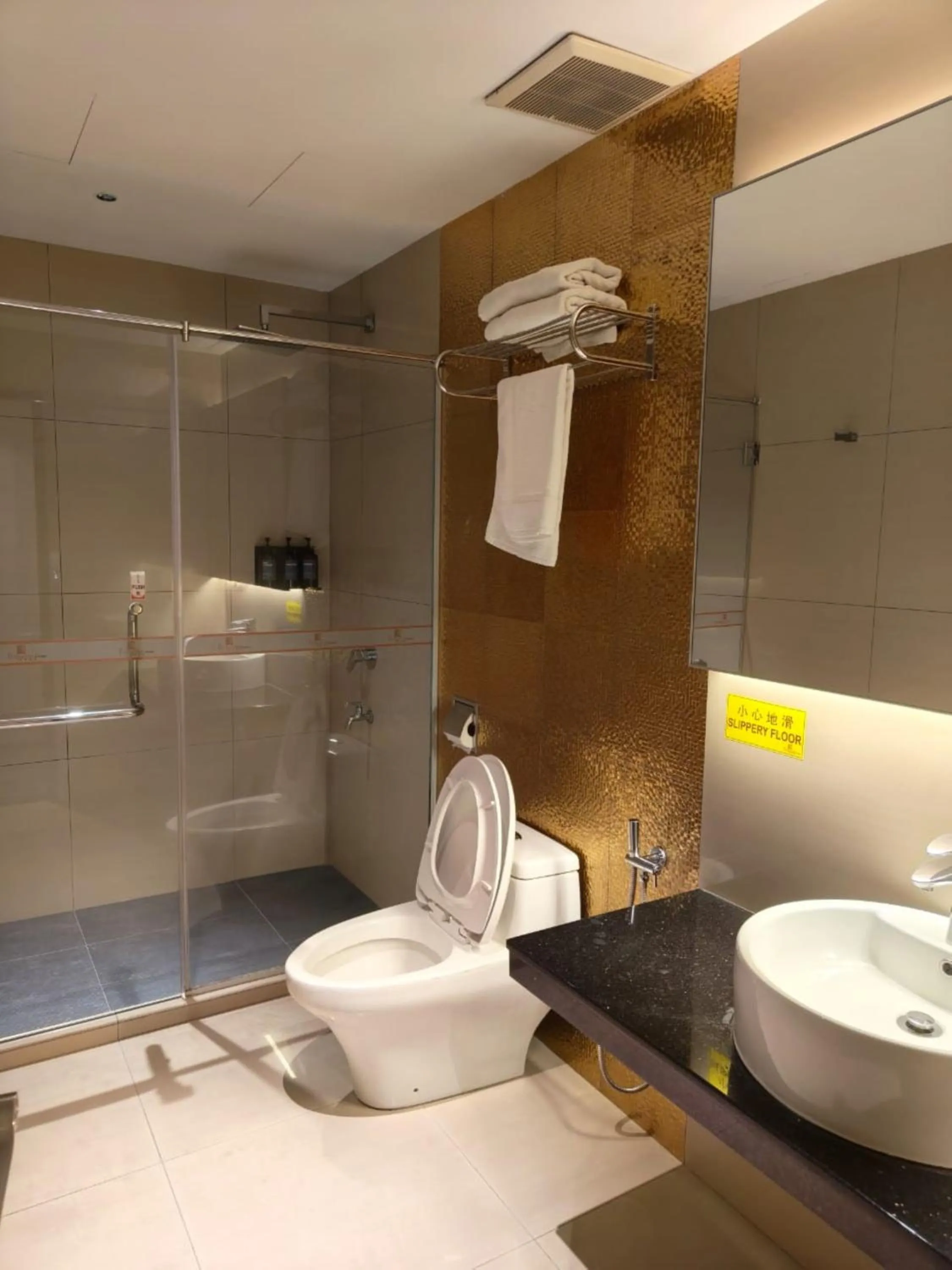 Shower in The Imperial Hotel