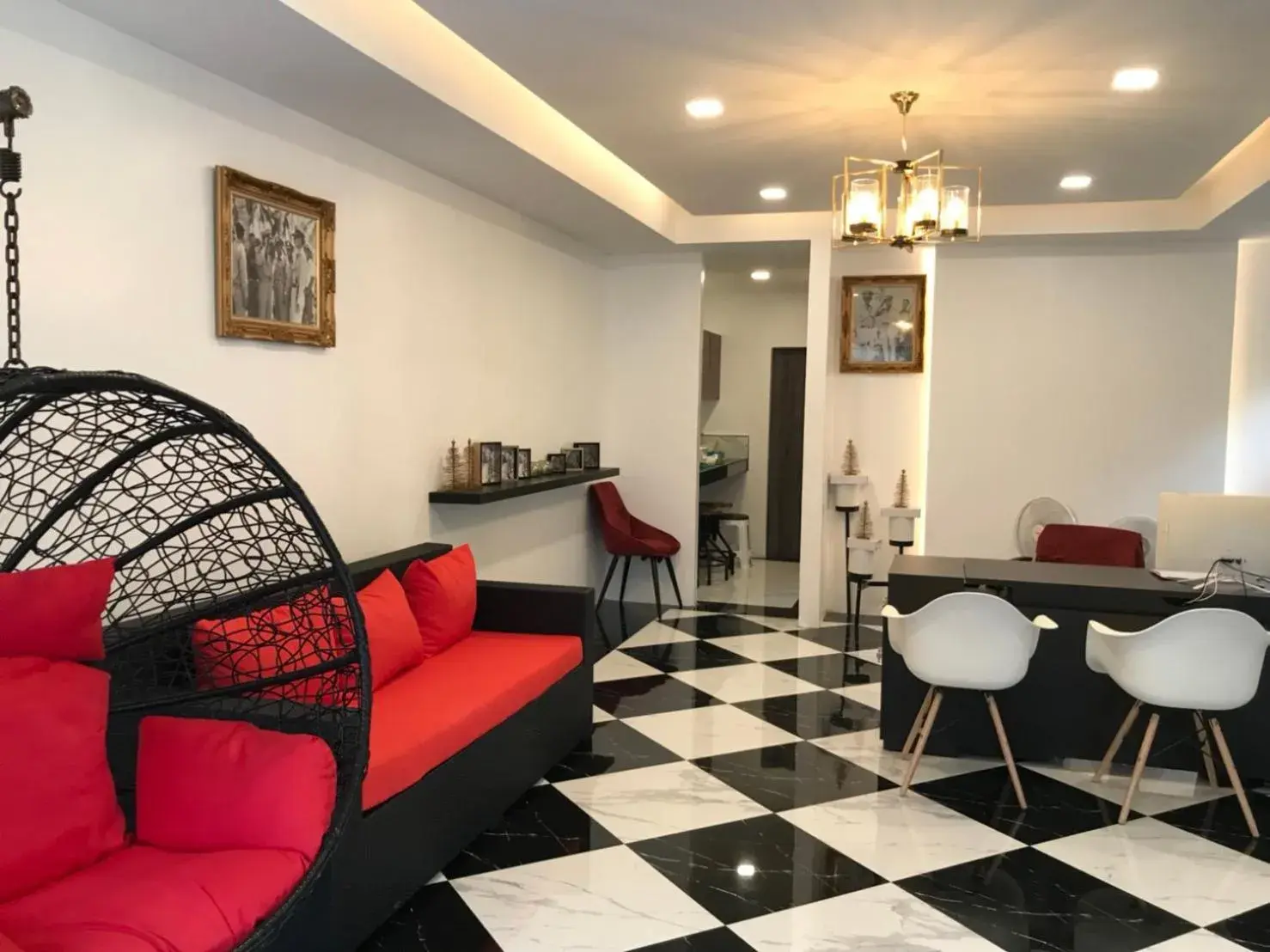 Lobby or reception in The CHESS Samui Lobby or reception in The CHESS Samui