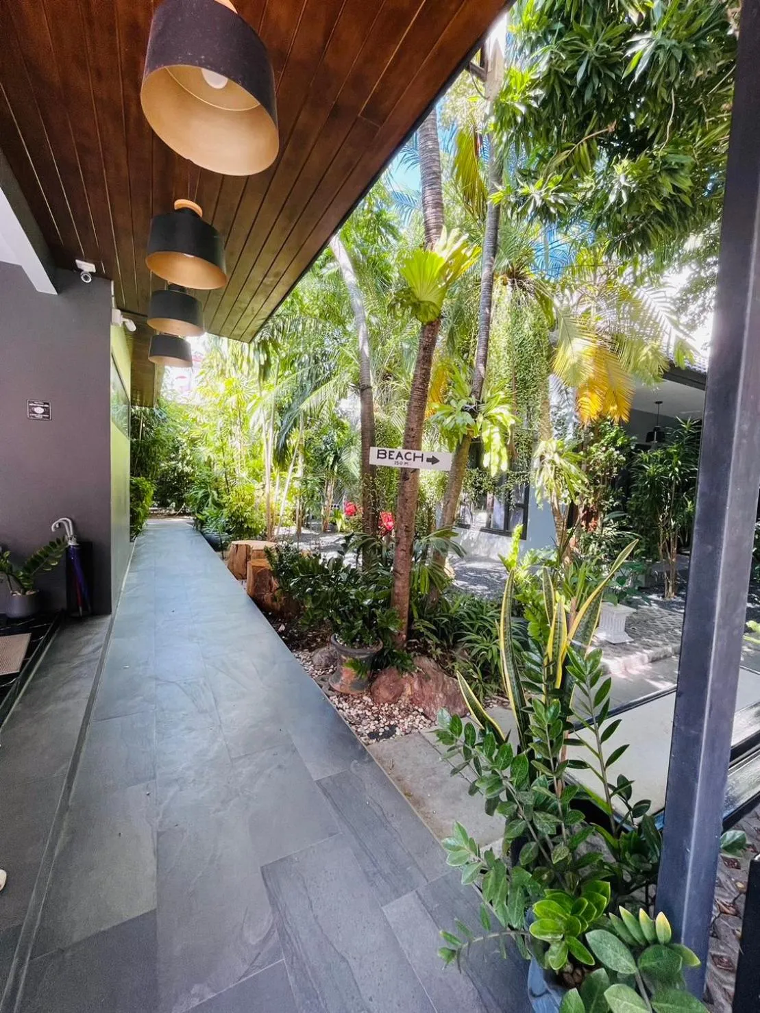 Garden view in The CHESS Samui