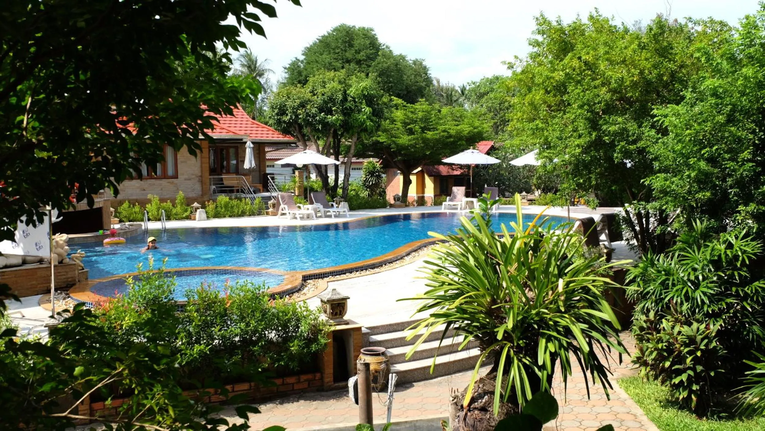 Pool view in PS Thana Resort