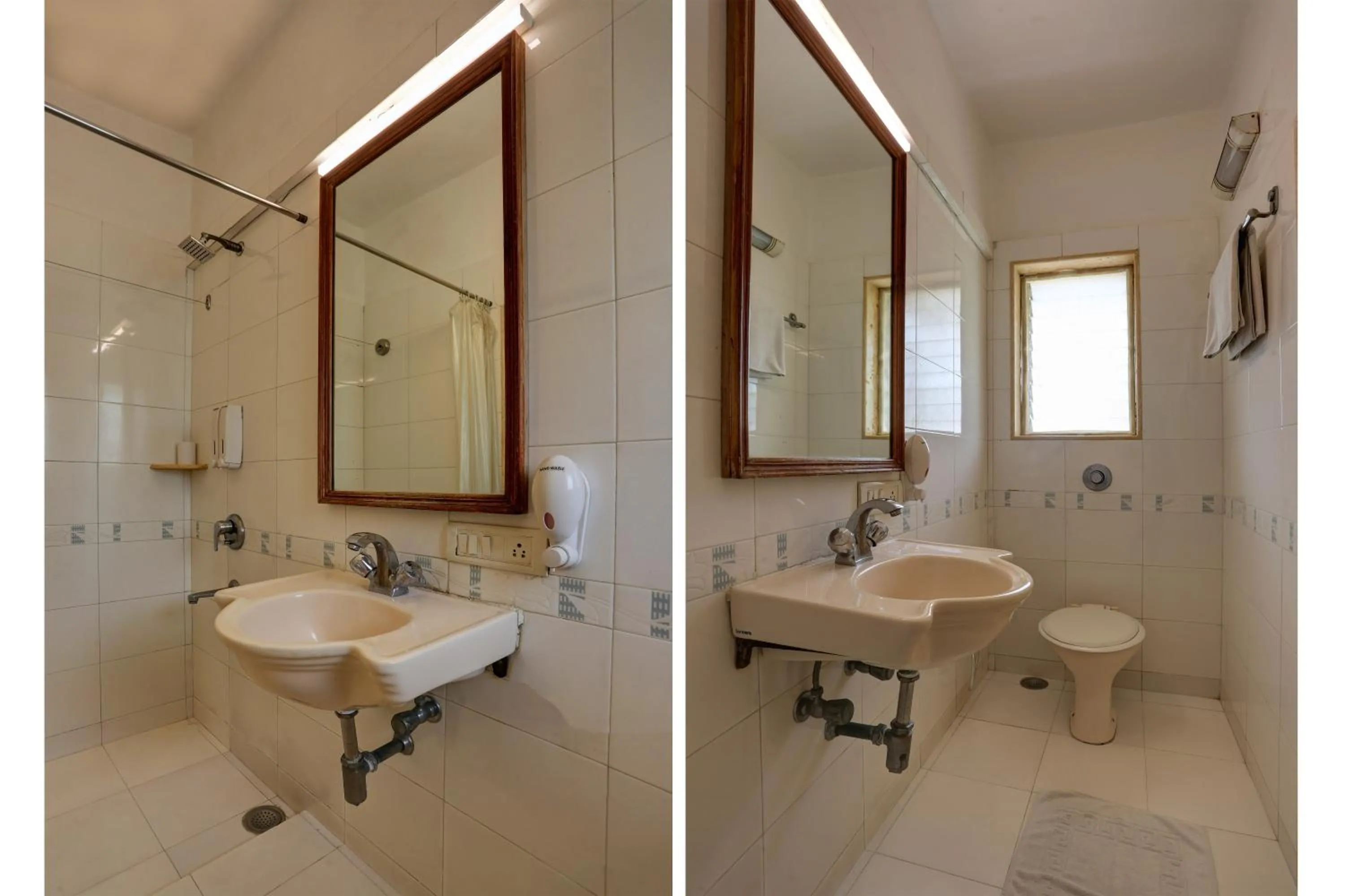 Shower in Accord Hotel