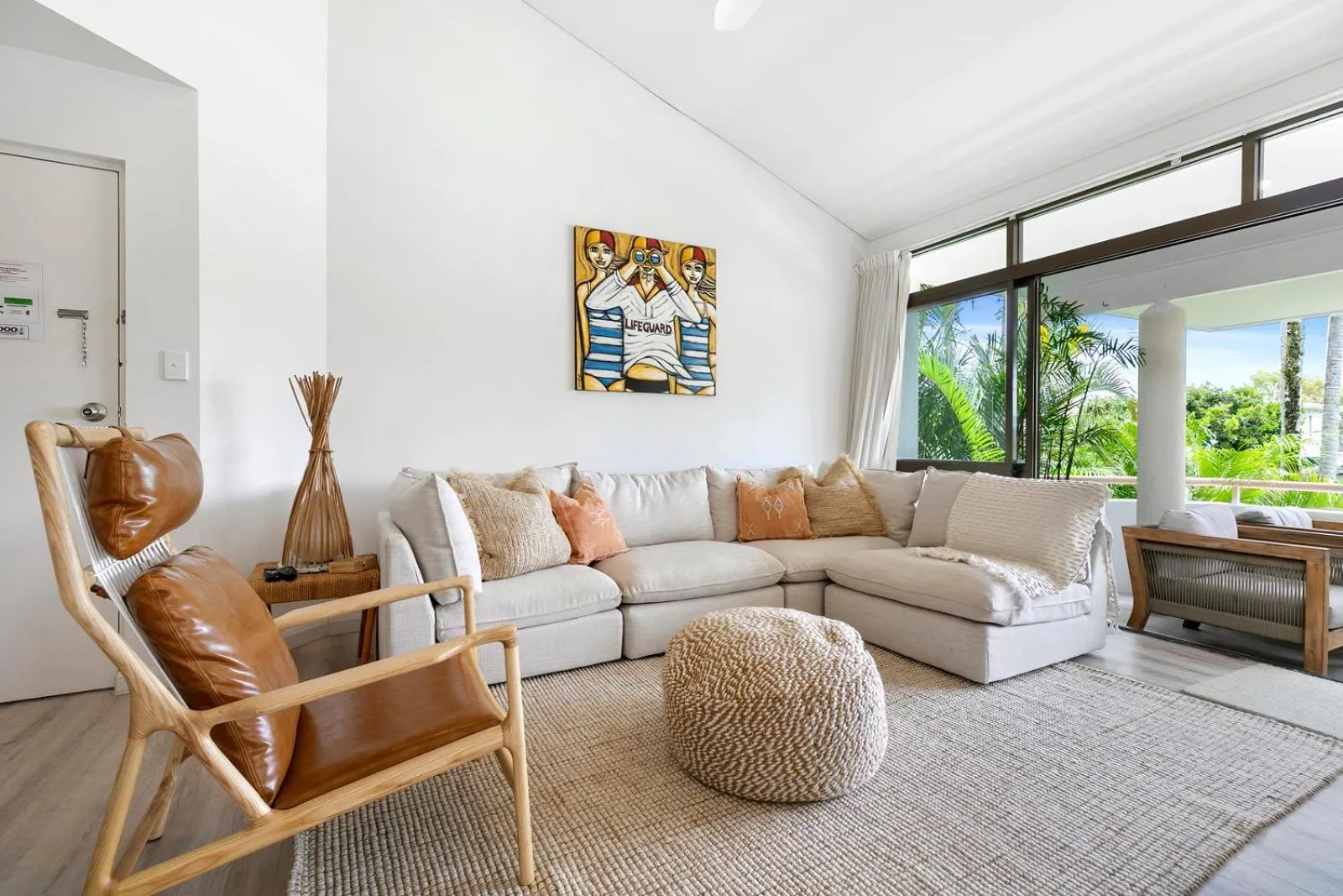 Living room in The Noosa Apartments