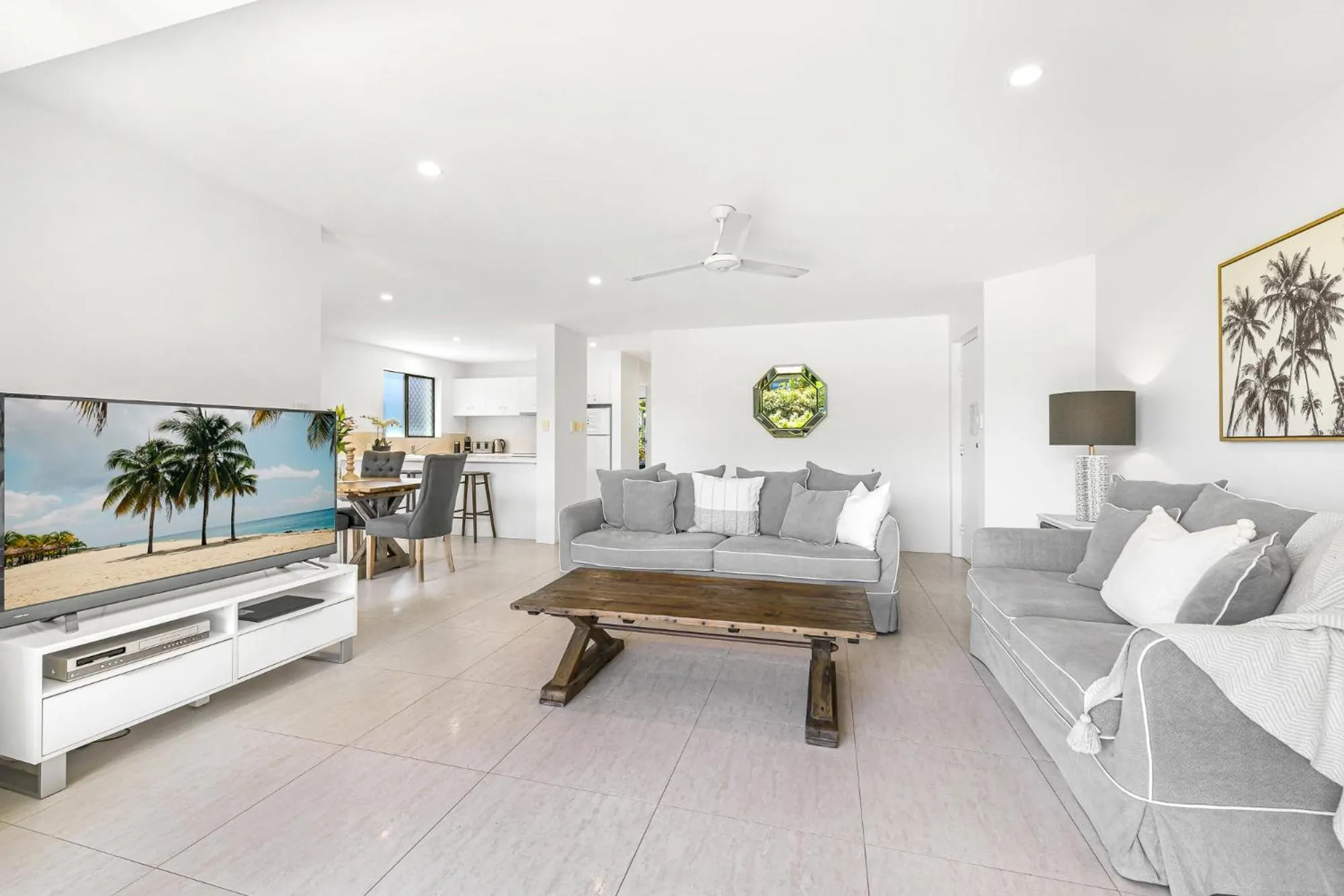 Living room in The Noosa Apartments