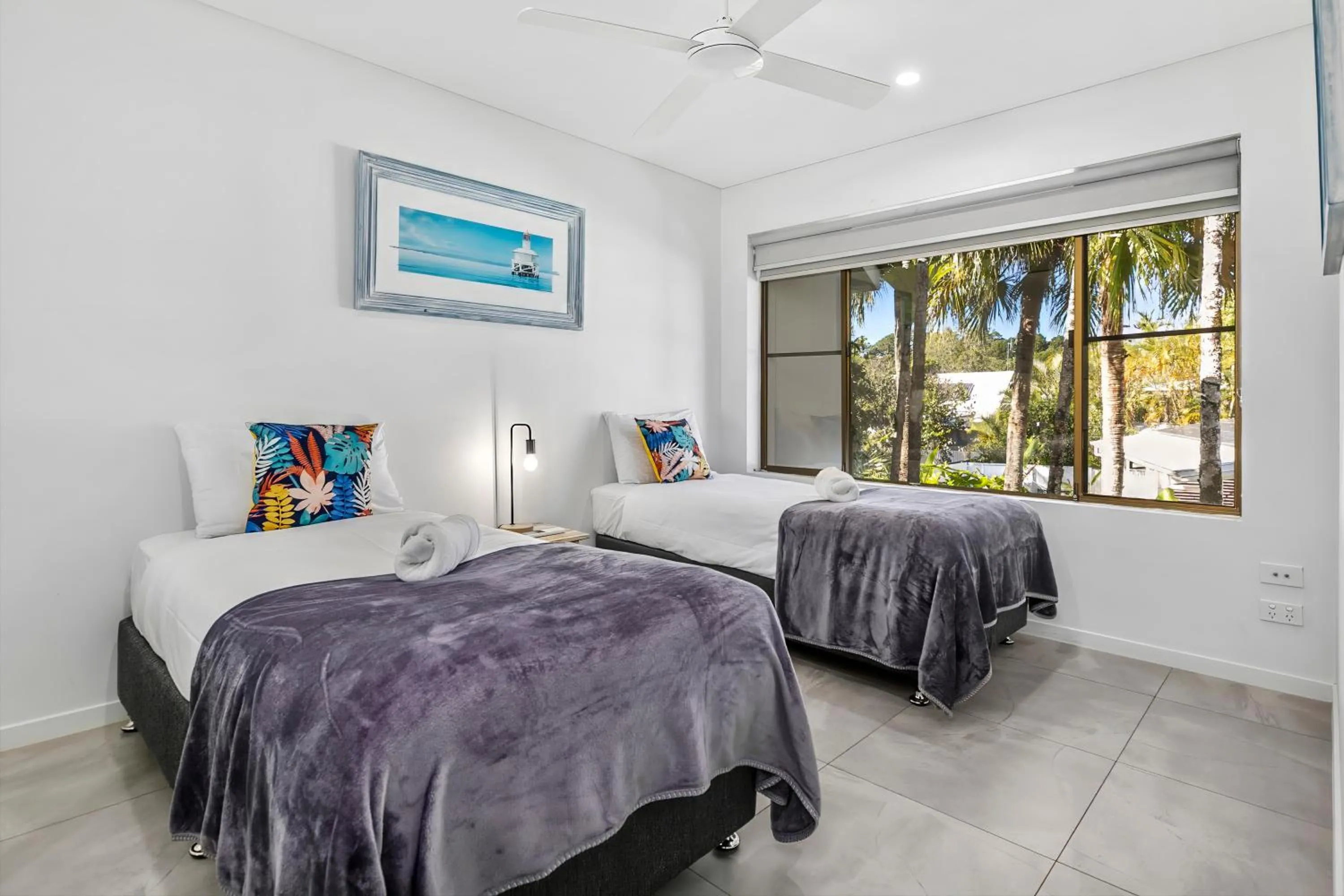 Bedroom, Bed in The Noosa Apartments