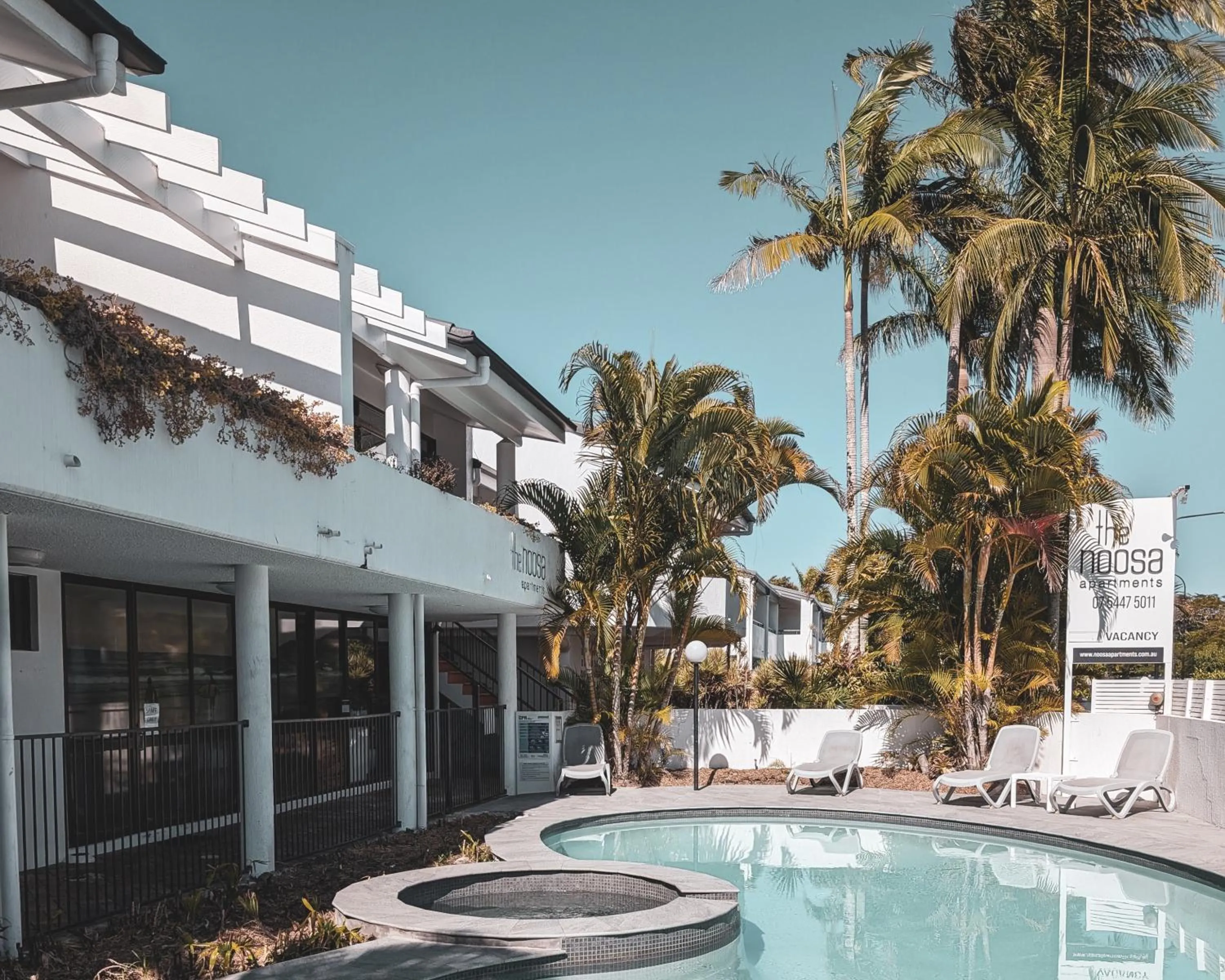 Swimming pool in The Noosa Apartments