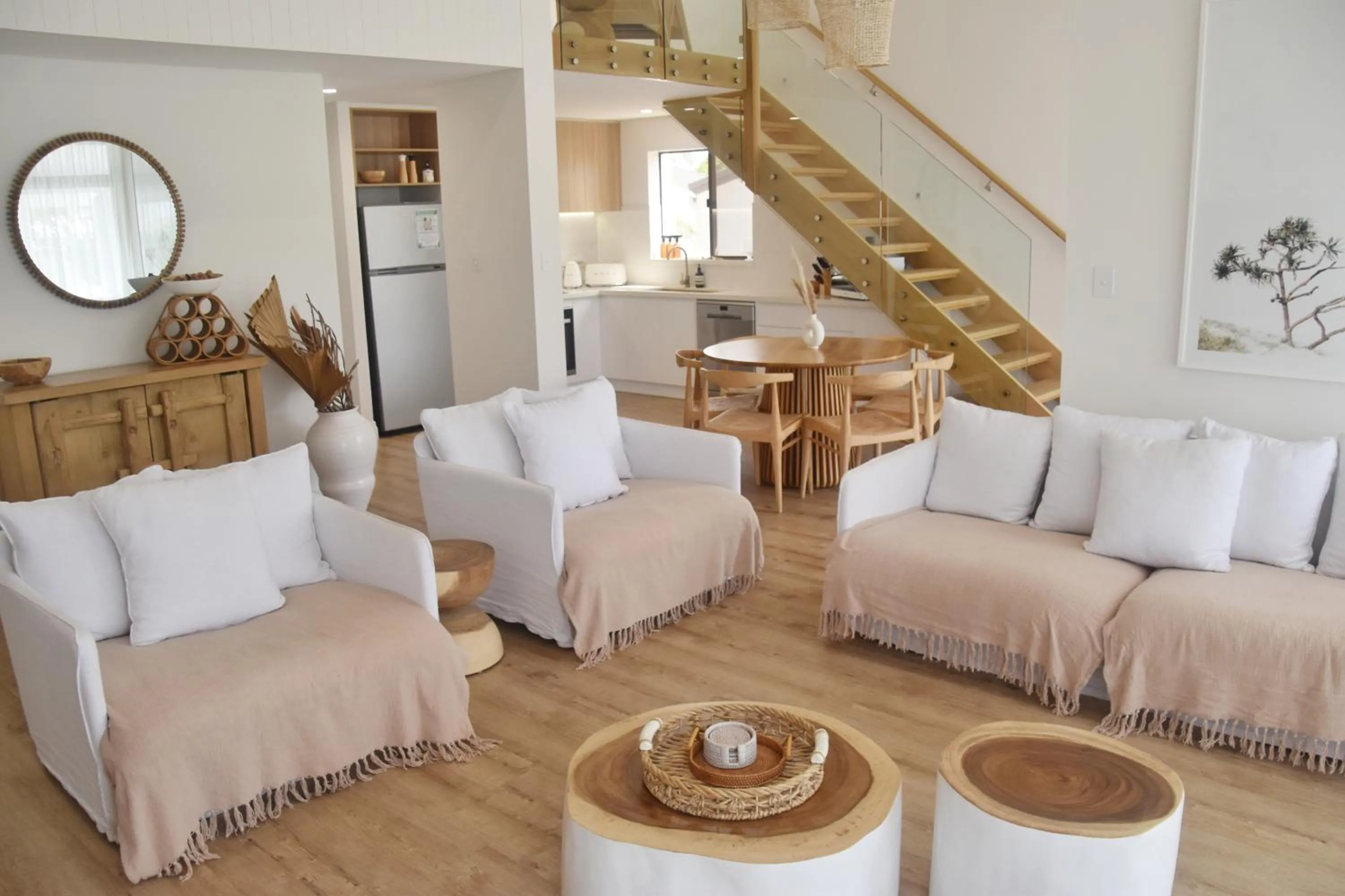 Living room in The Noosa Apartments