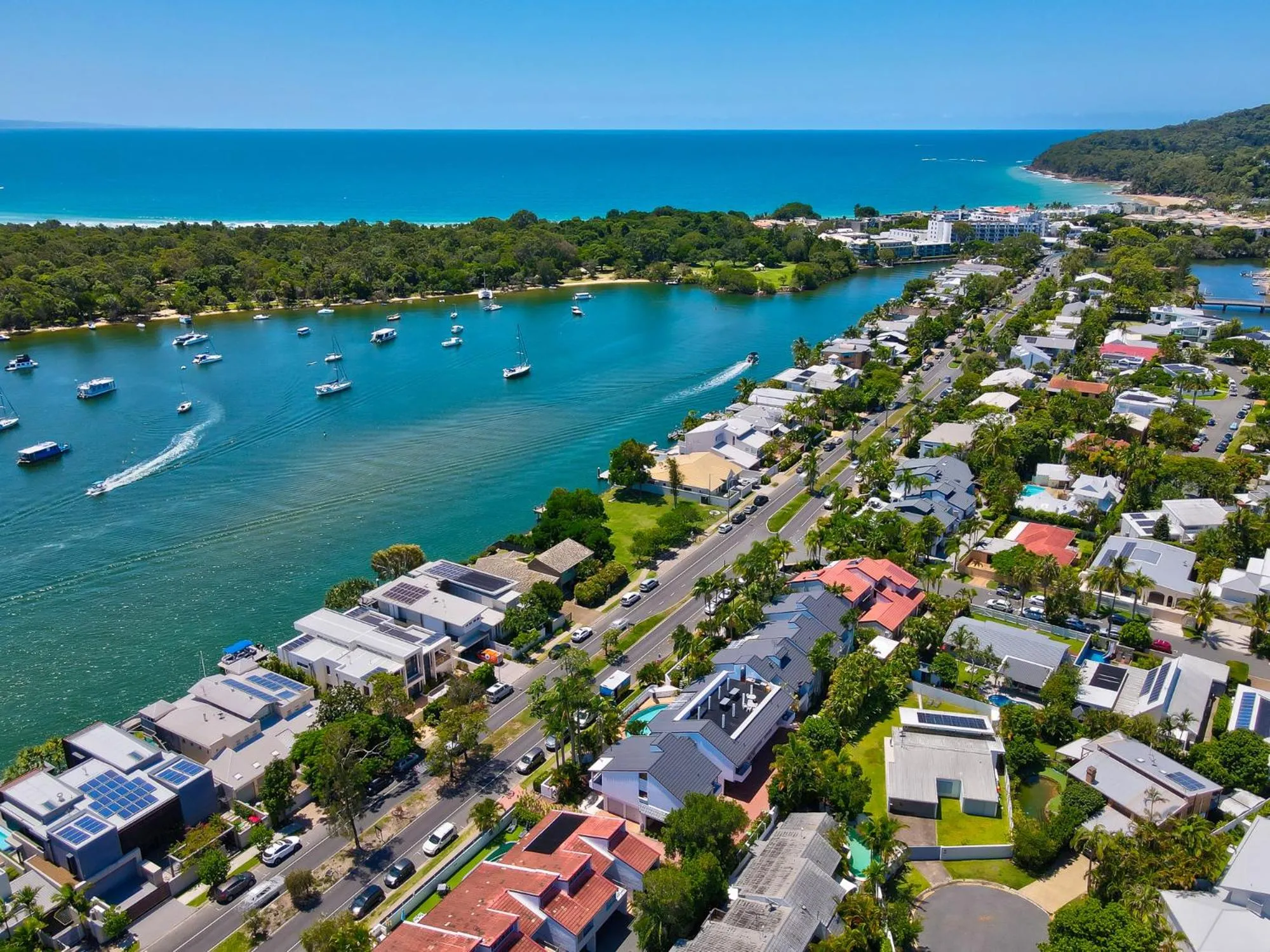 Bird's eye view in The Noosa Apartments