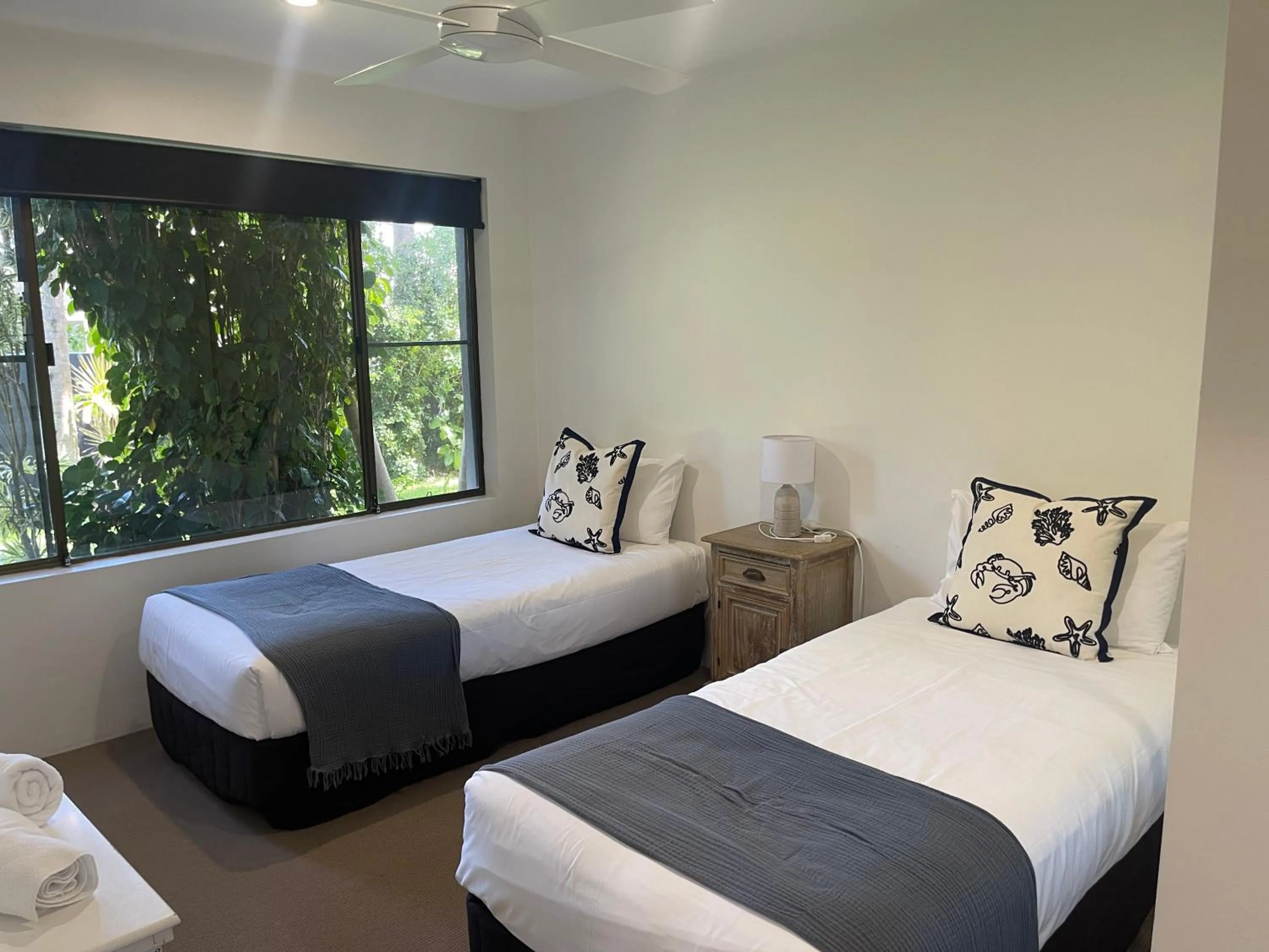 Bed in The Noosa Apartments