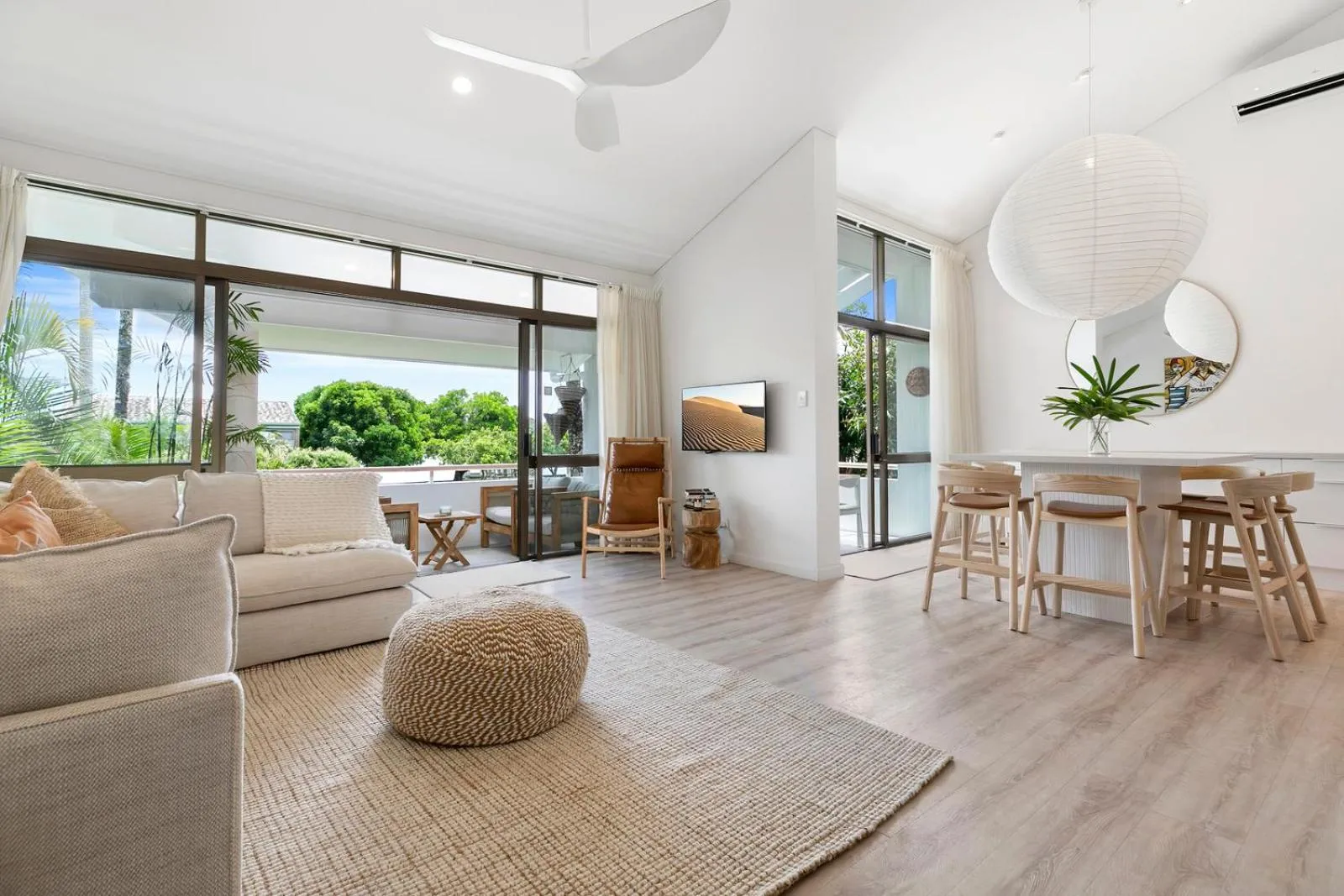 Living room in The Noosa Apartments