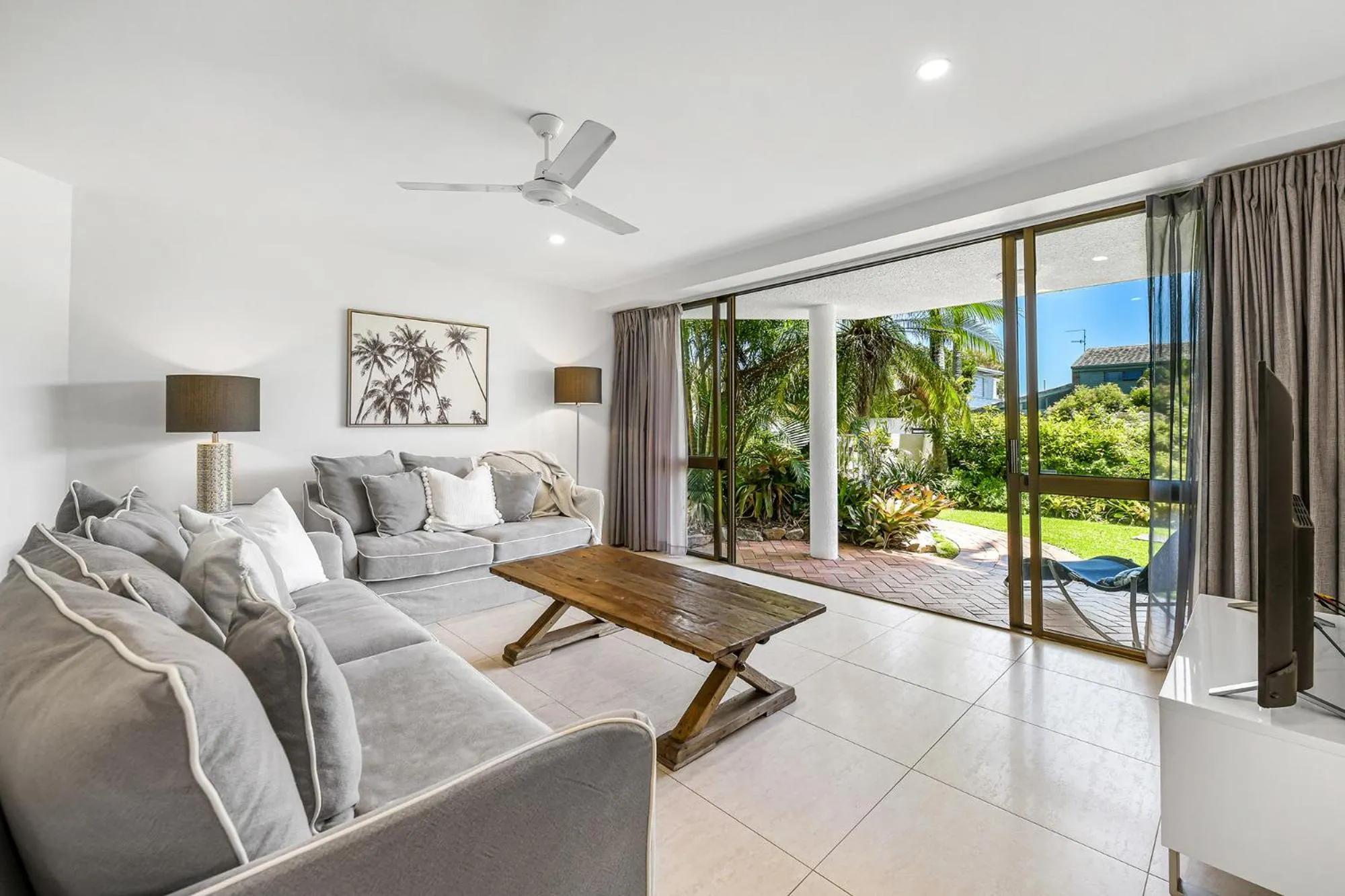 Living room in The Noosa Apartments