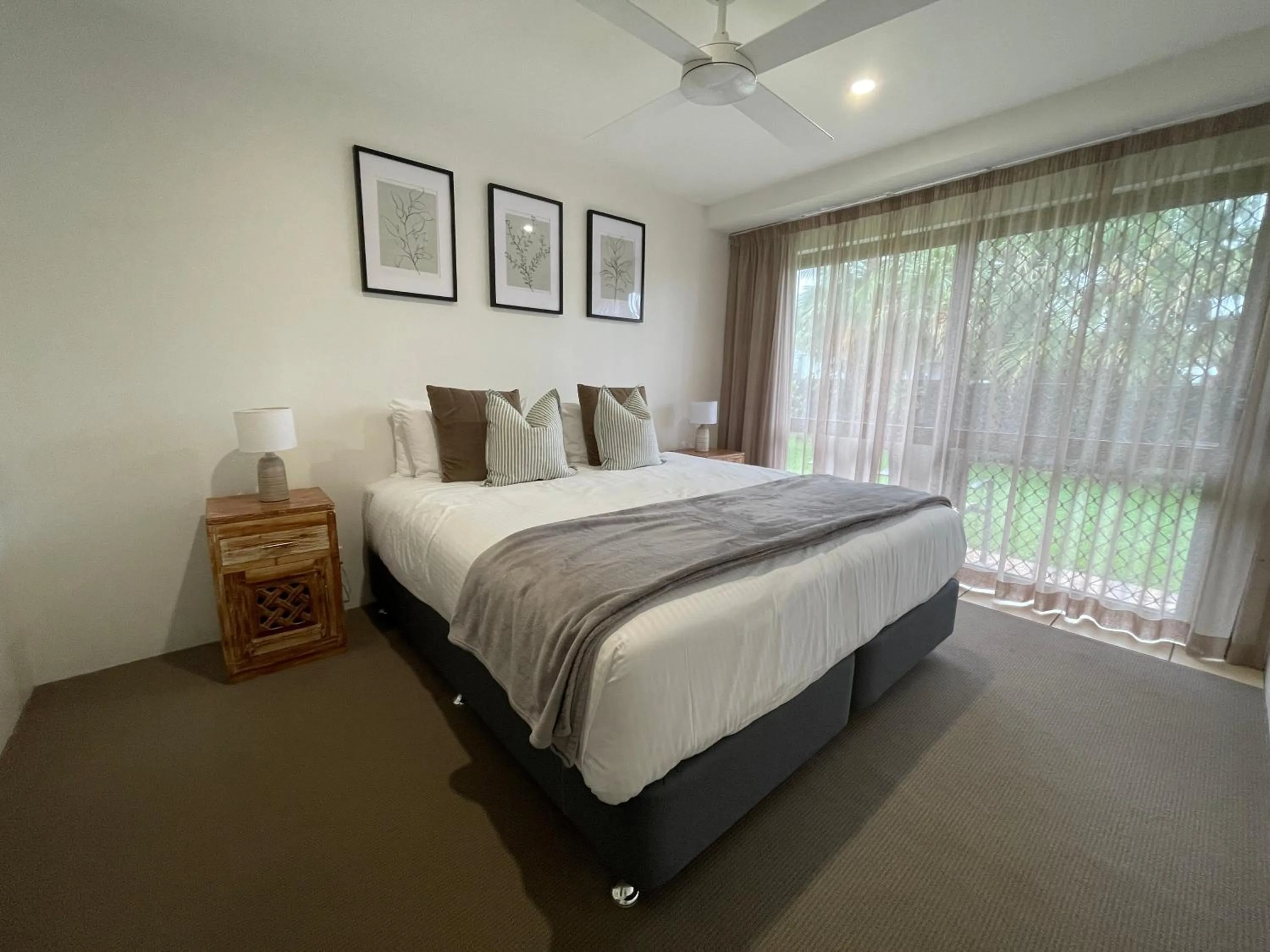 Bed in The Noosa Apartments