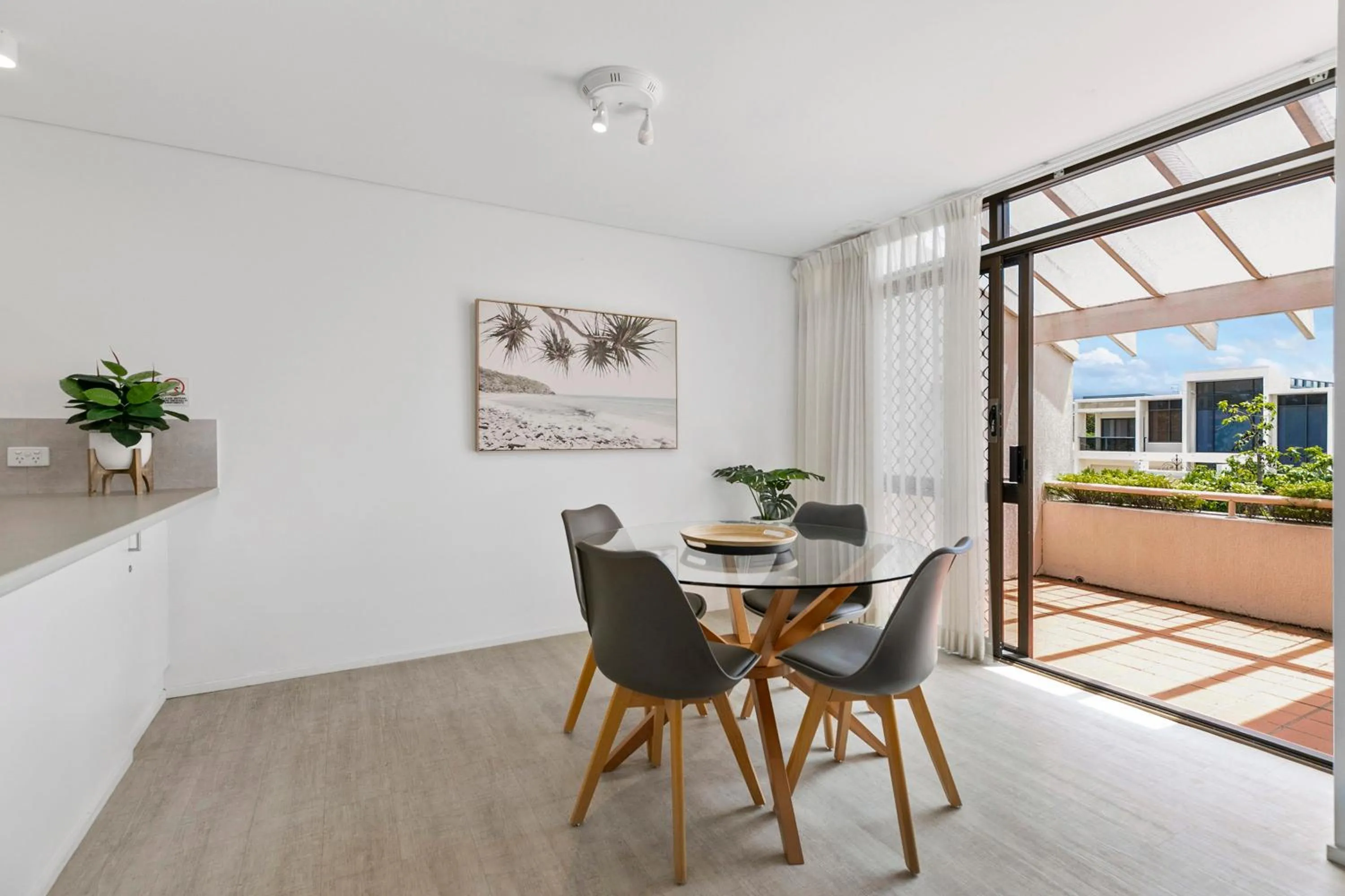 Dining area in The Noosa Apartments