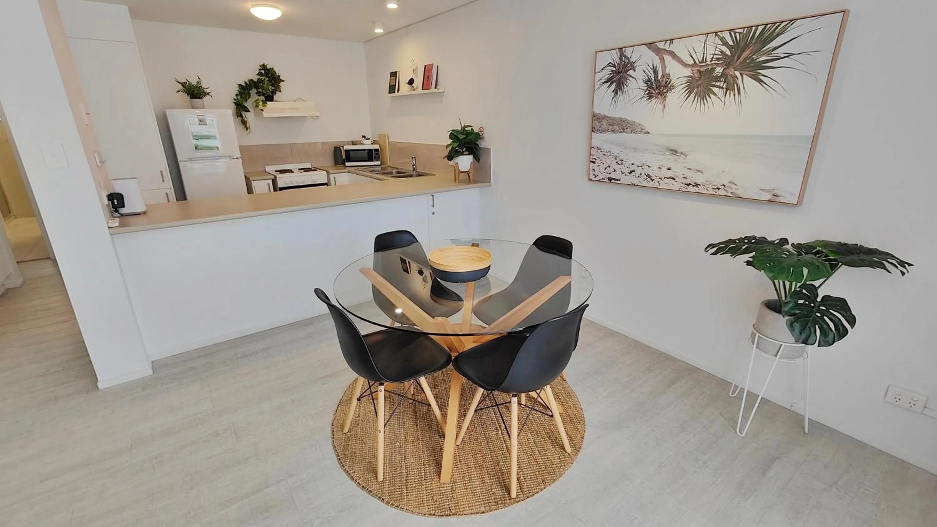 Dining area in The Noosa Apartments