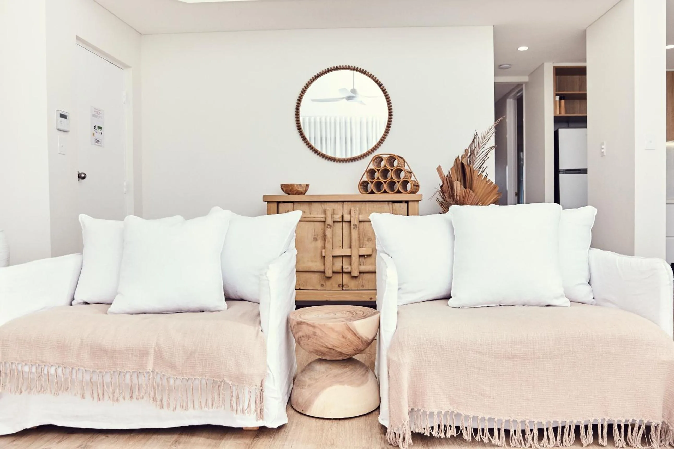 Living room, Bed in The Noosa Apartments