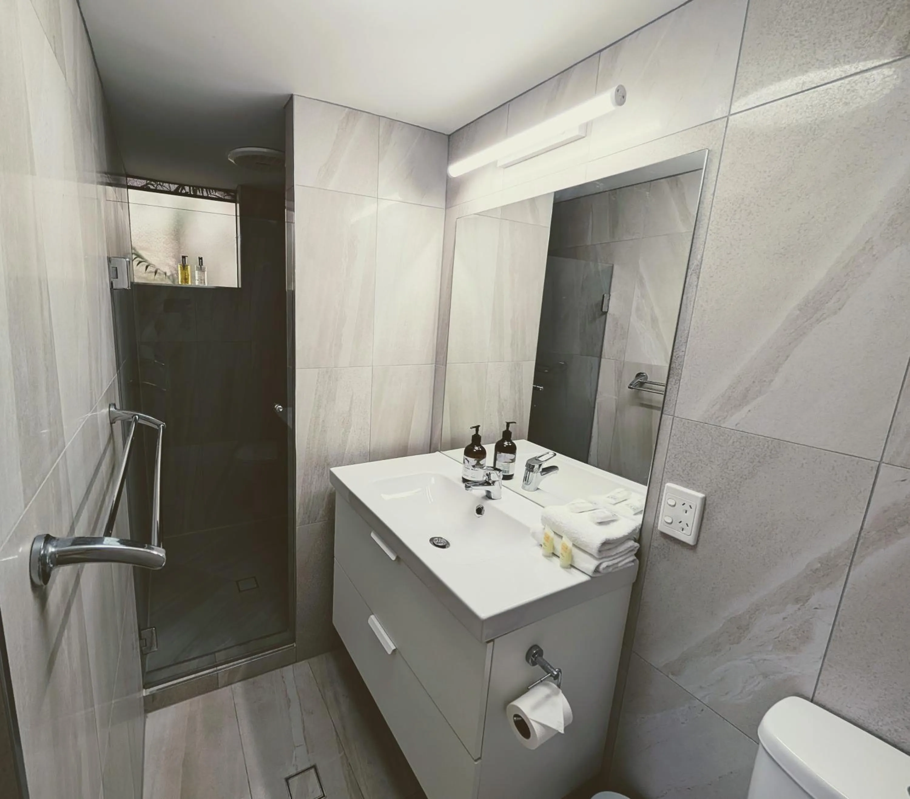 Shower in The Noosa Apartments