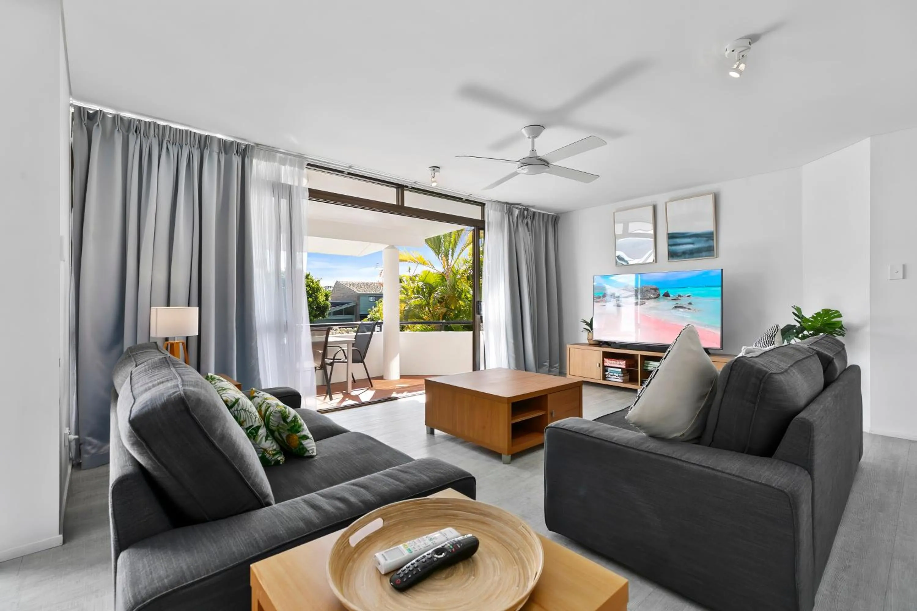Living room in The Noosa Apartments