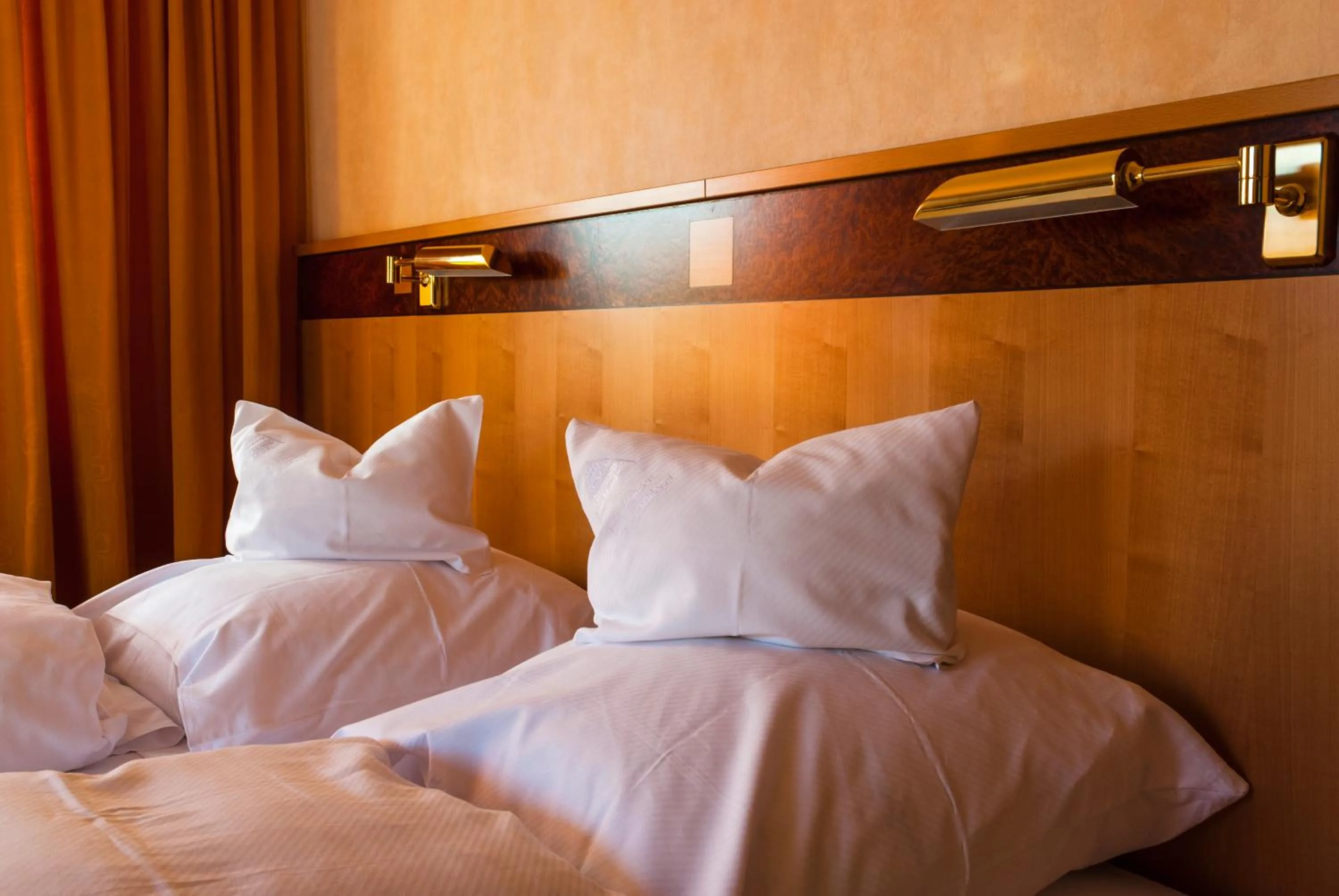 Bed in Gästehaus Schlegel