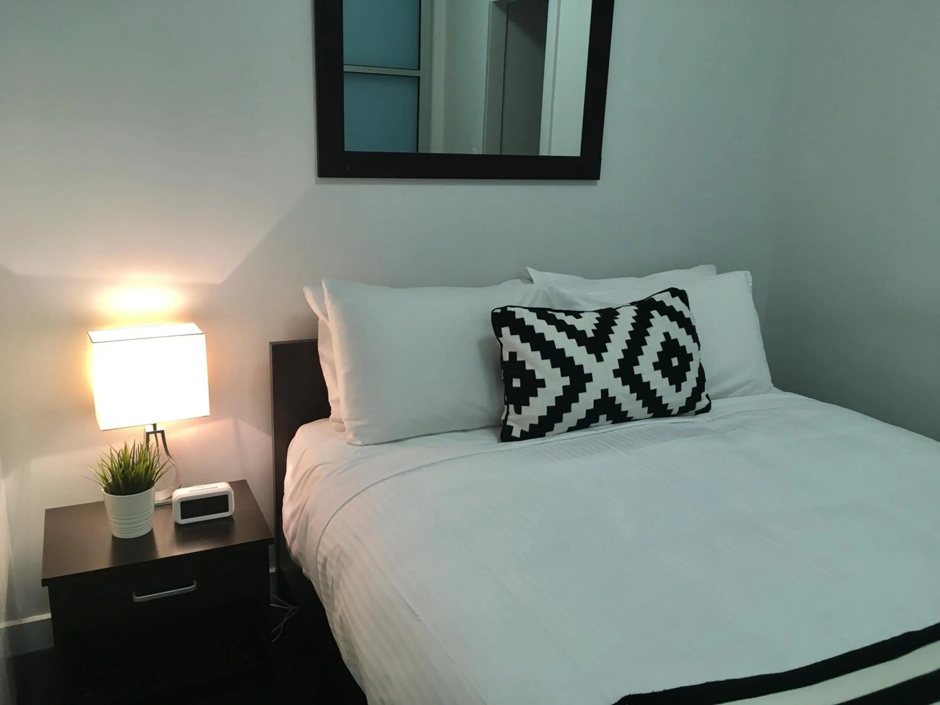 Bedroom, Bed in Docklands Private Collection - City Harbour Apartments