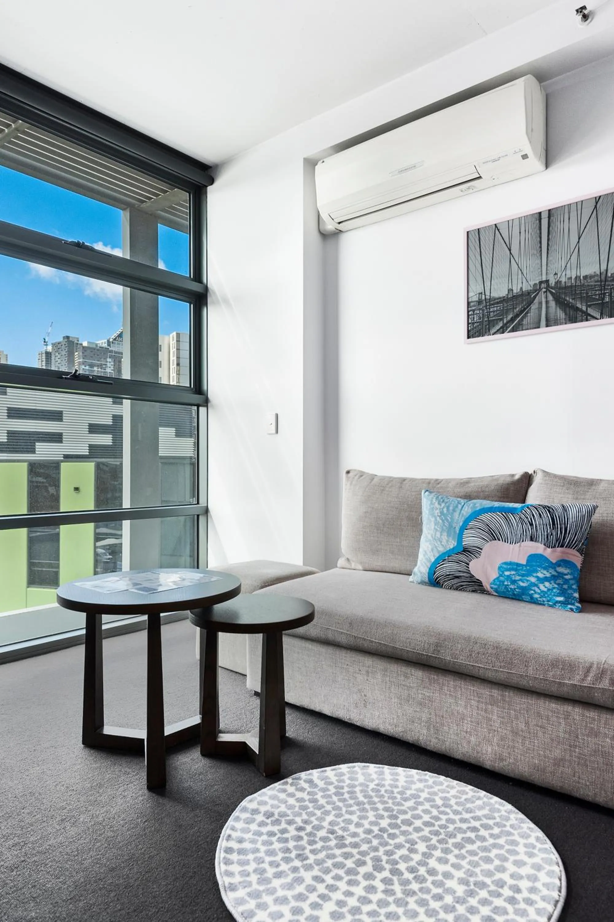 Living room in Docklands Private Collection - City Harbour Apartments