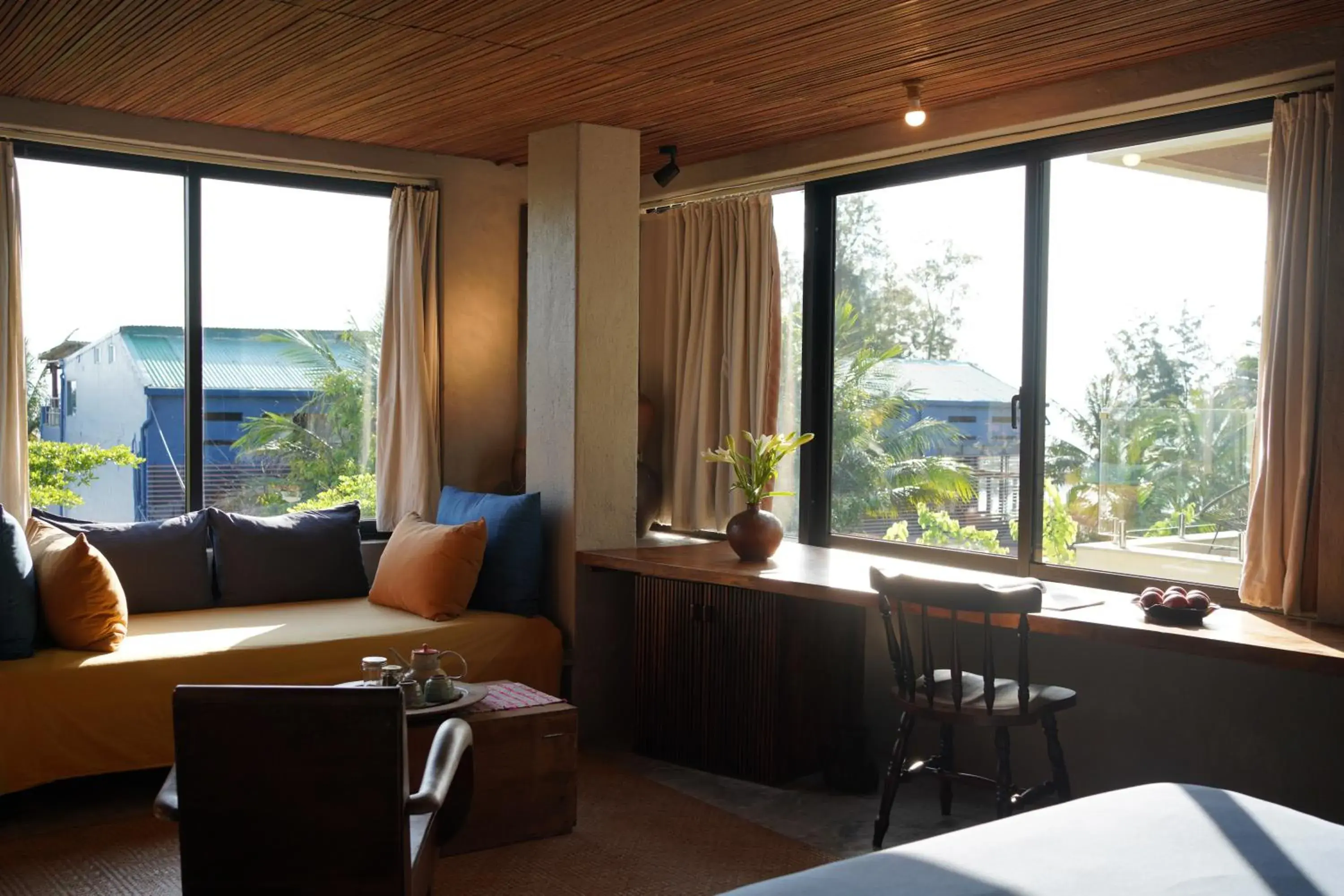 View (from property/room), Bed in Dechiu View (from property/room), Bed in Dechiu