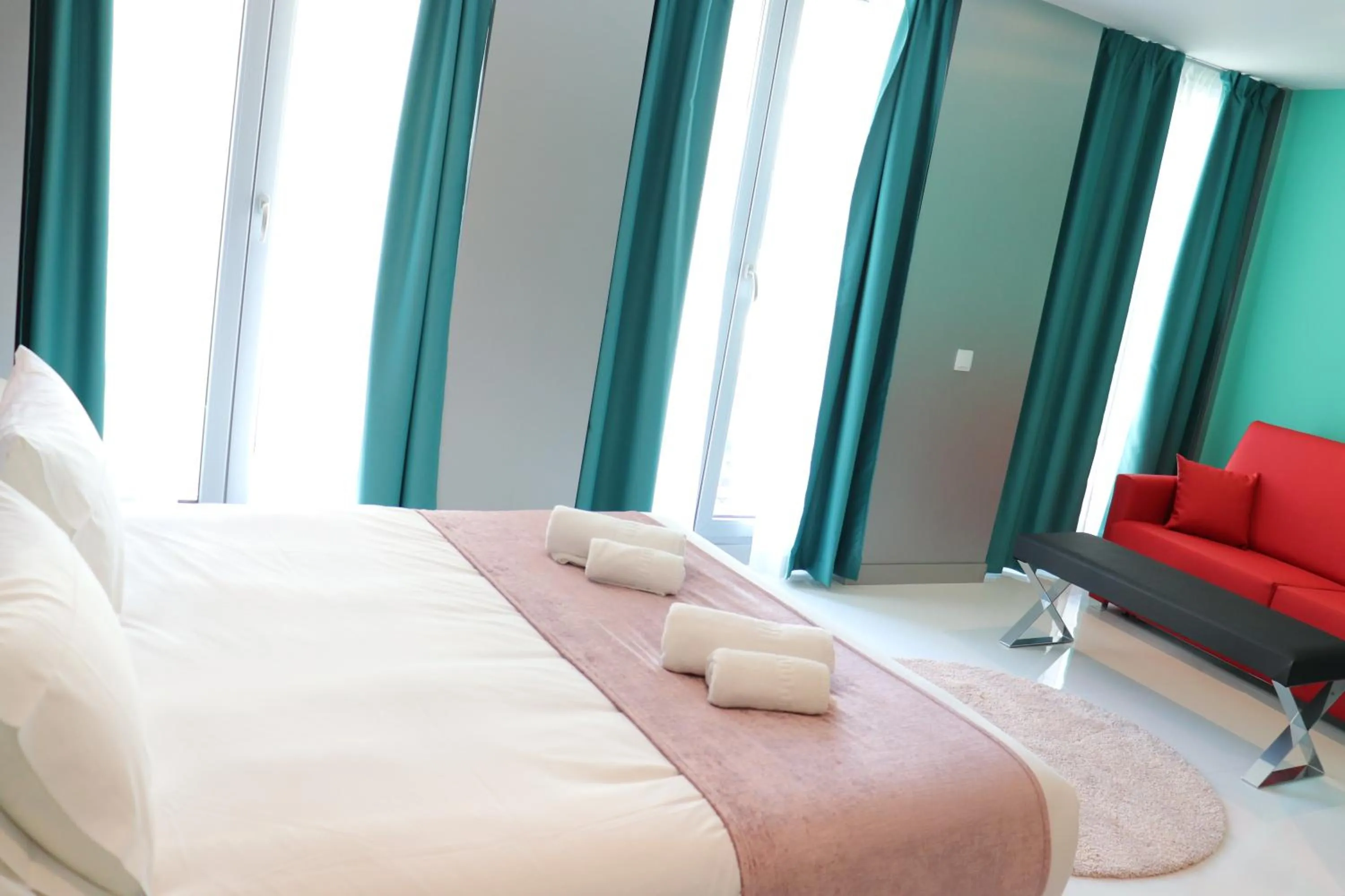 Photo of the whole room, Bed in Hotelfreedom