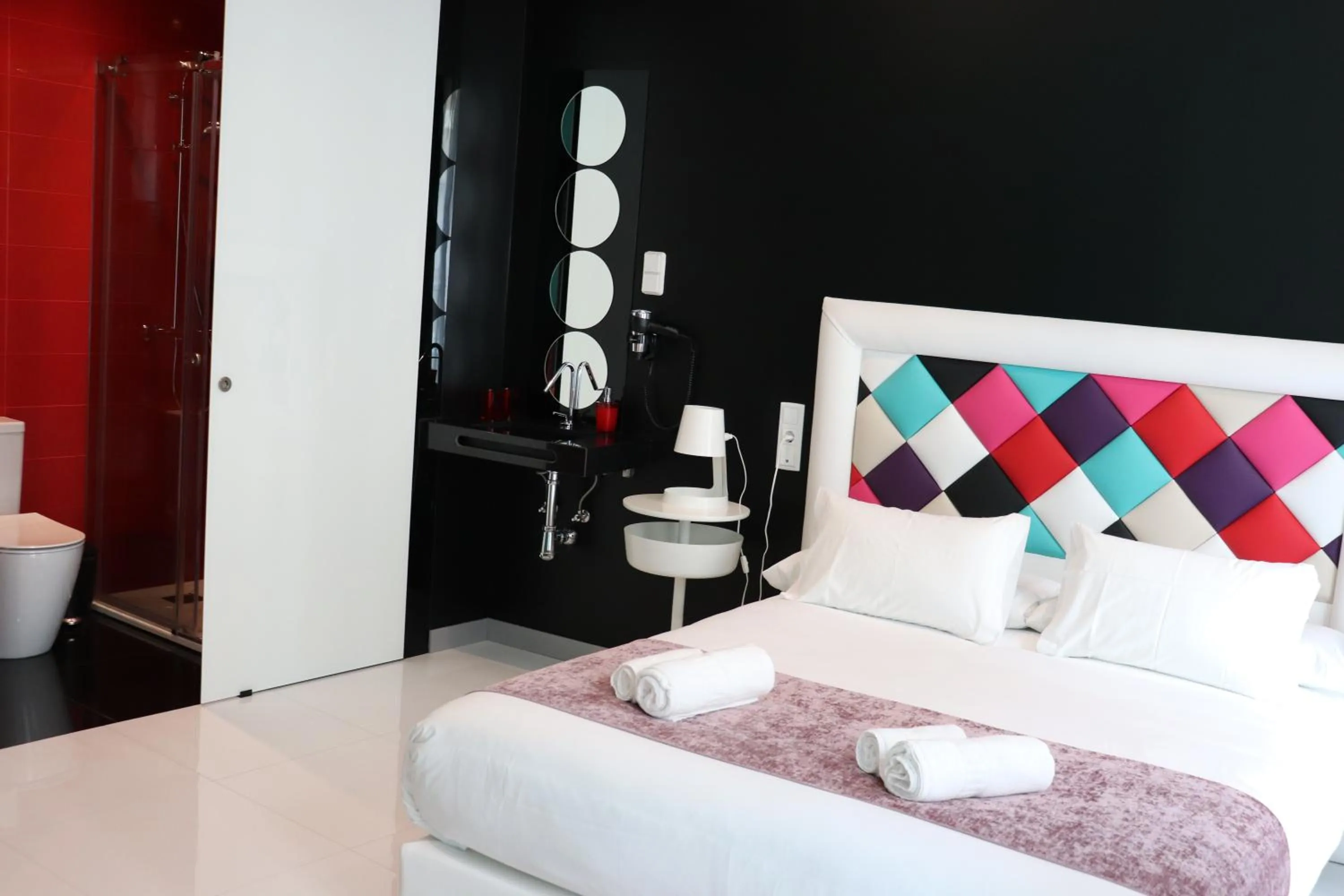 Bathroom, Bed in Hotelfreedom