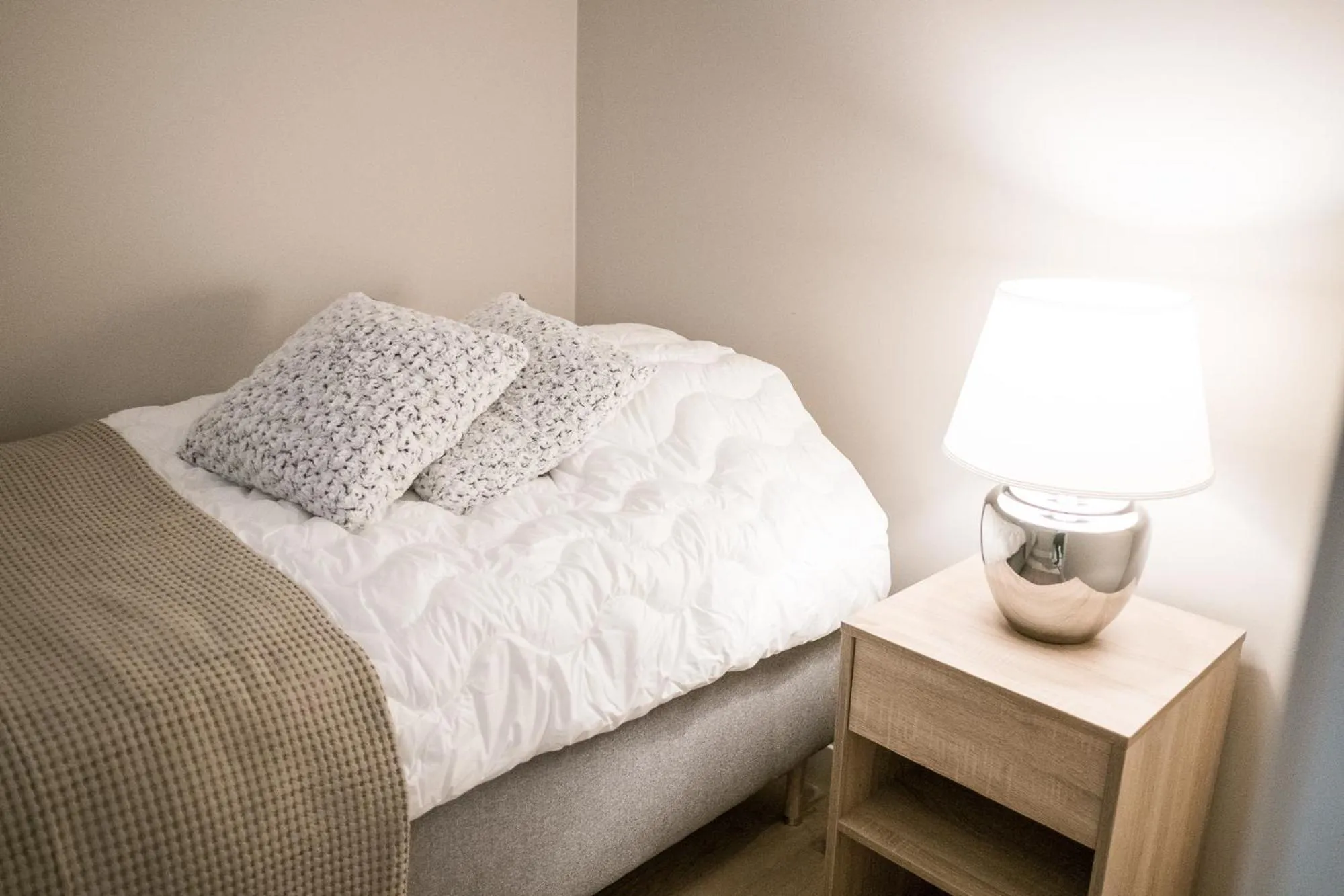 Bed in Santasport Apartment Hotel