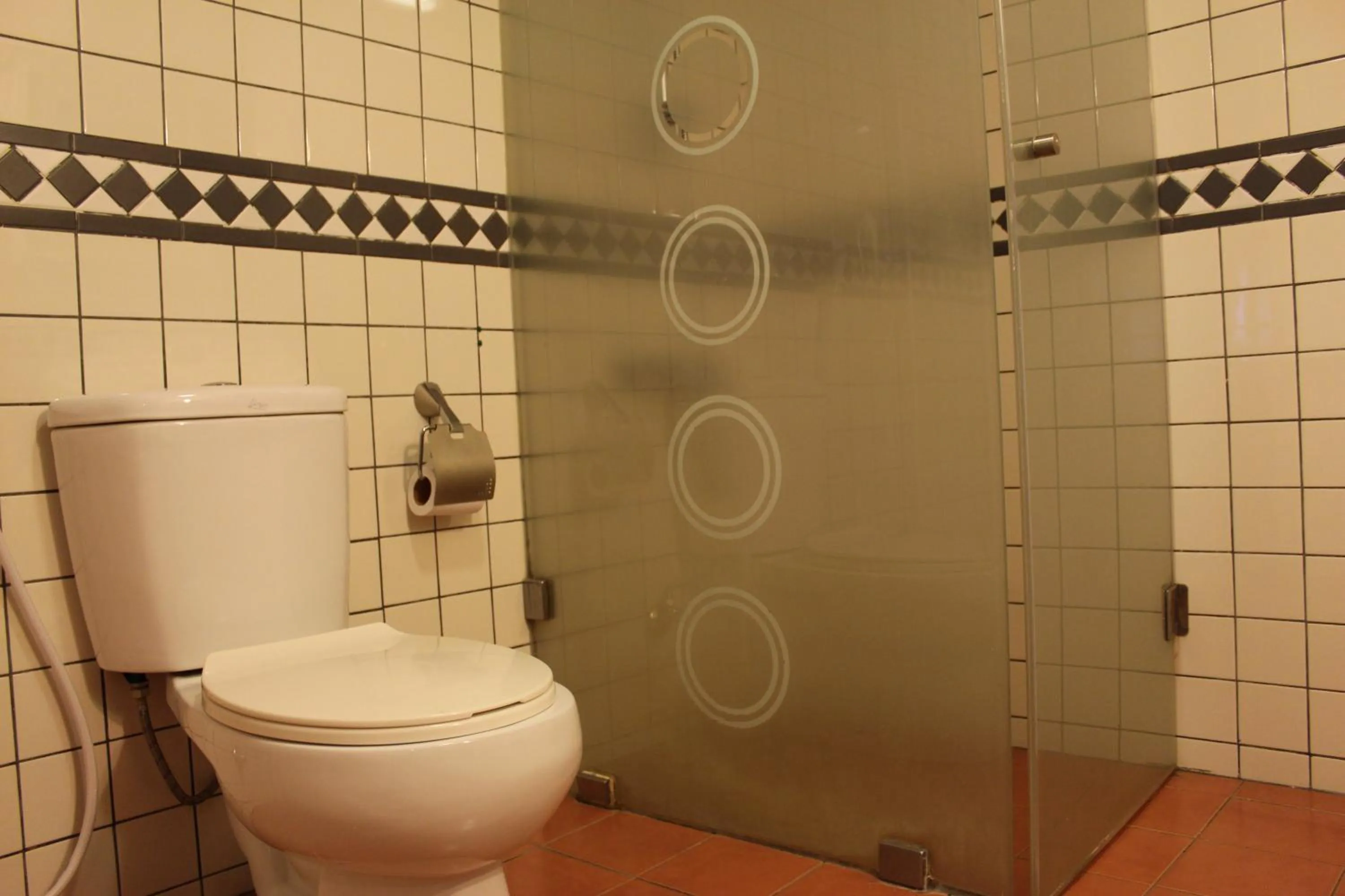 Toilet in Terrace Furnished Apartments- Fintas1