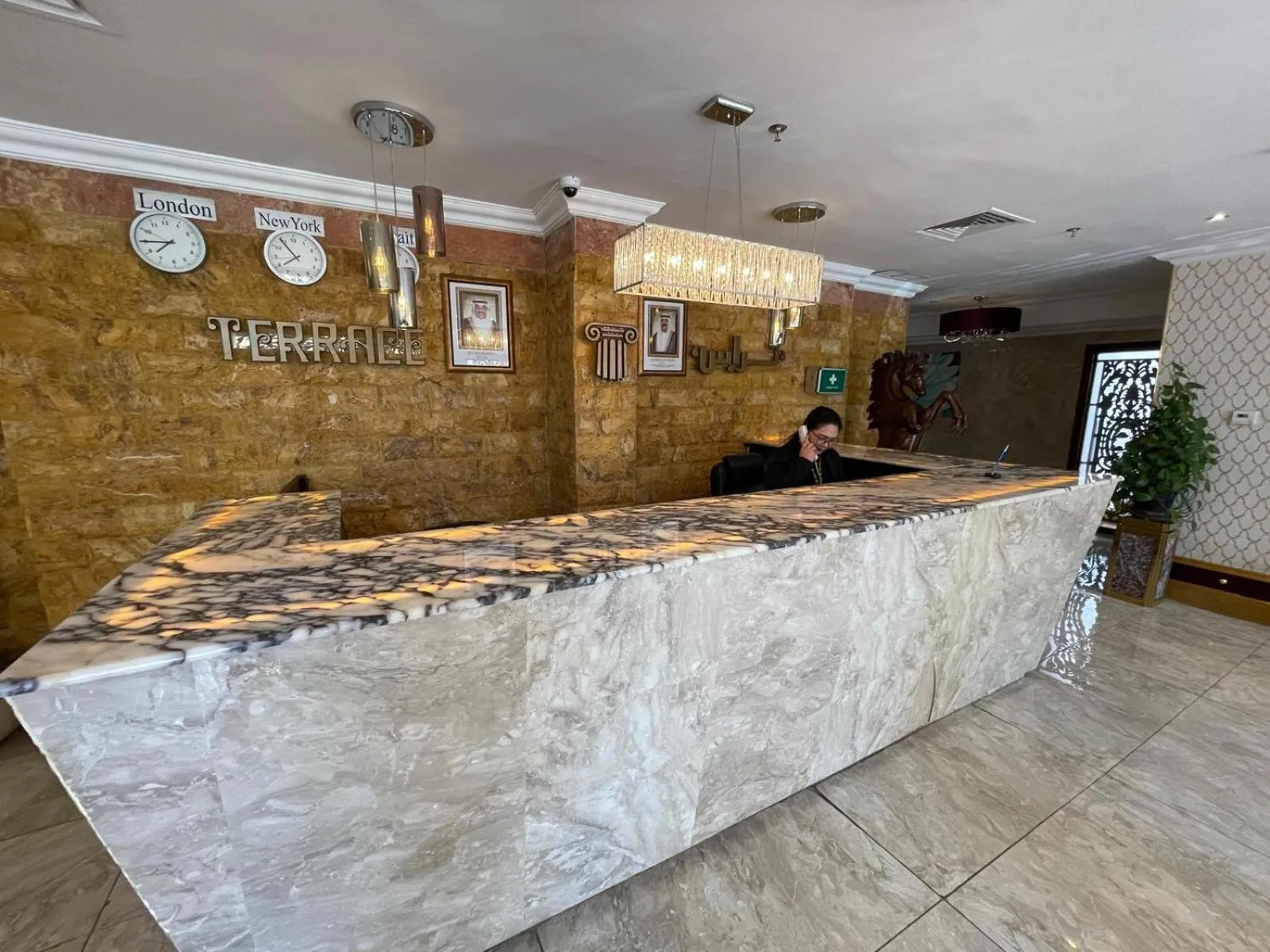 Lobby or reception in Terrace Furnished Apartments- Fintas1