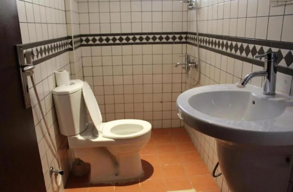 Toilet in Terrace Furnished Apartments- Fintas1