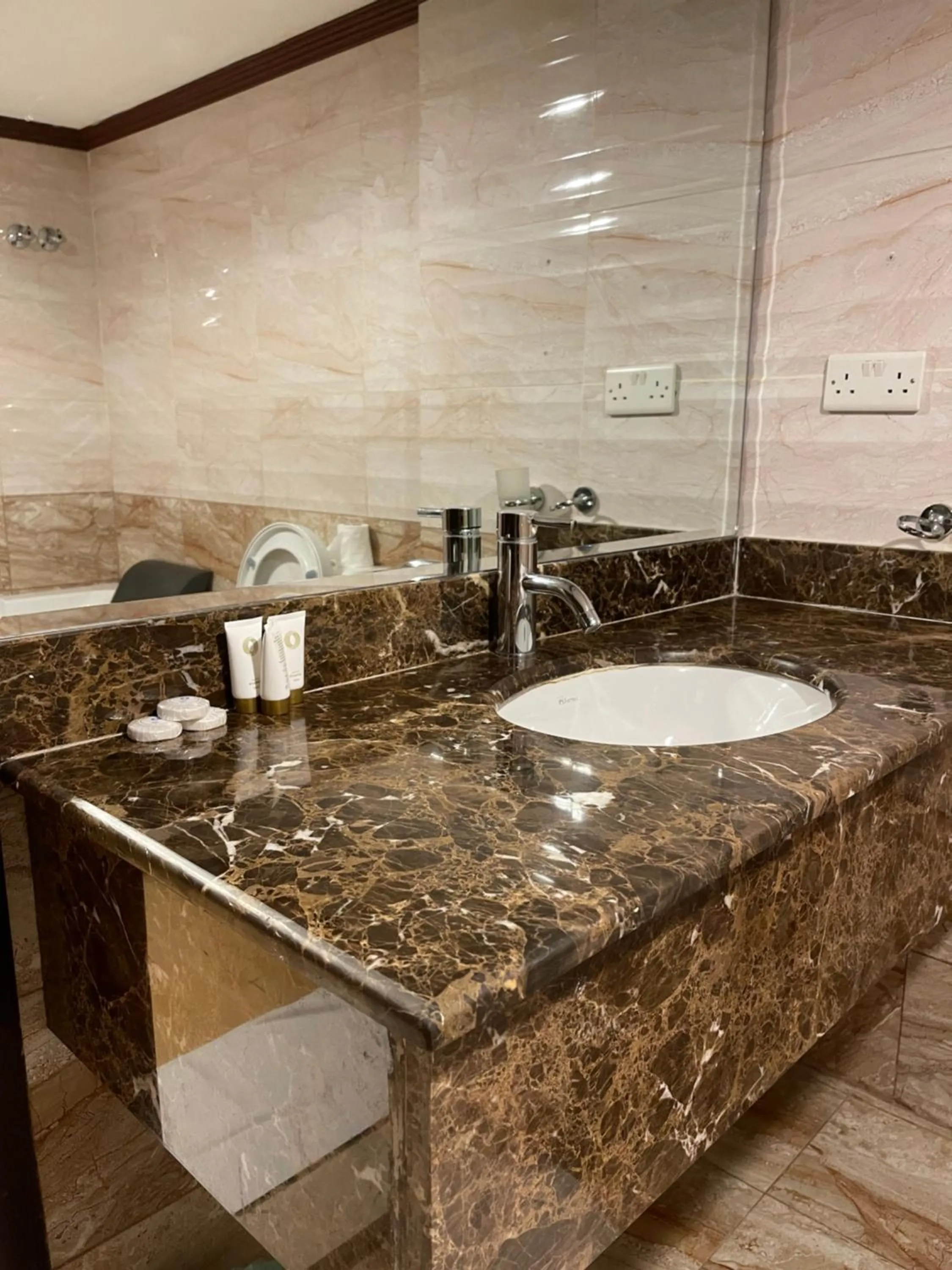 Bathroom in Terrace Furnished Apartments- Fintas1