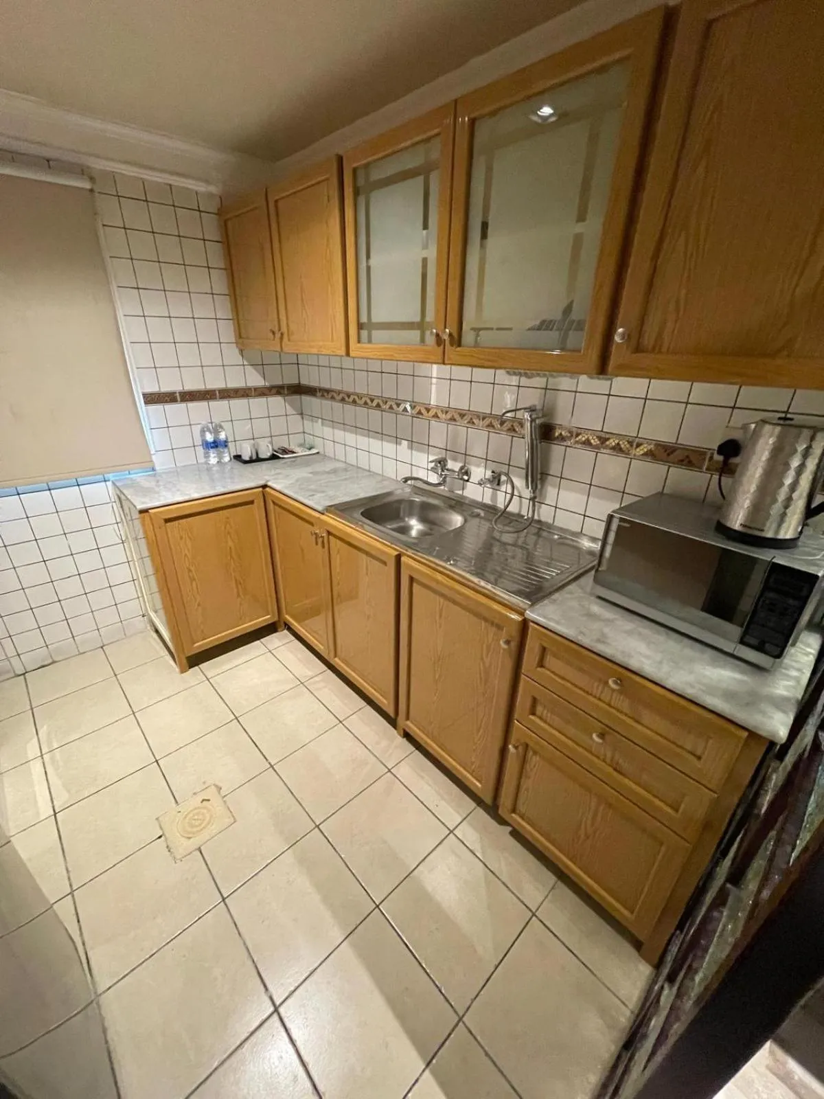 Kitchen or kitchenette in Terrace Furnished Apartments- Fintas1
