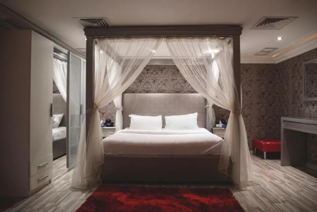 Bed in Terrace Furnished Apartments- Fintas1