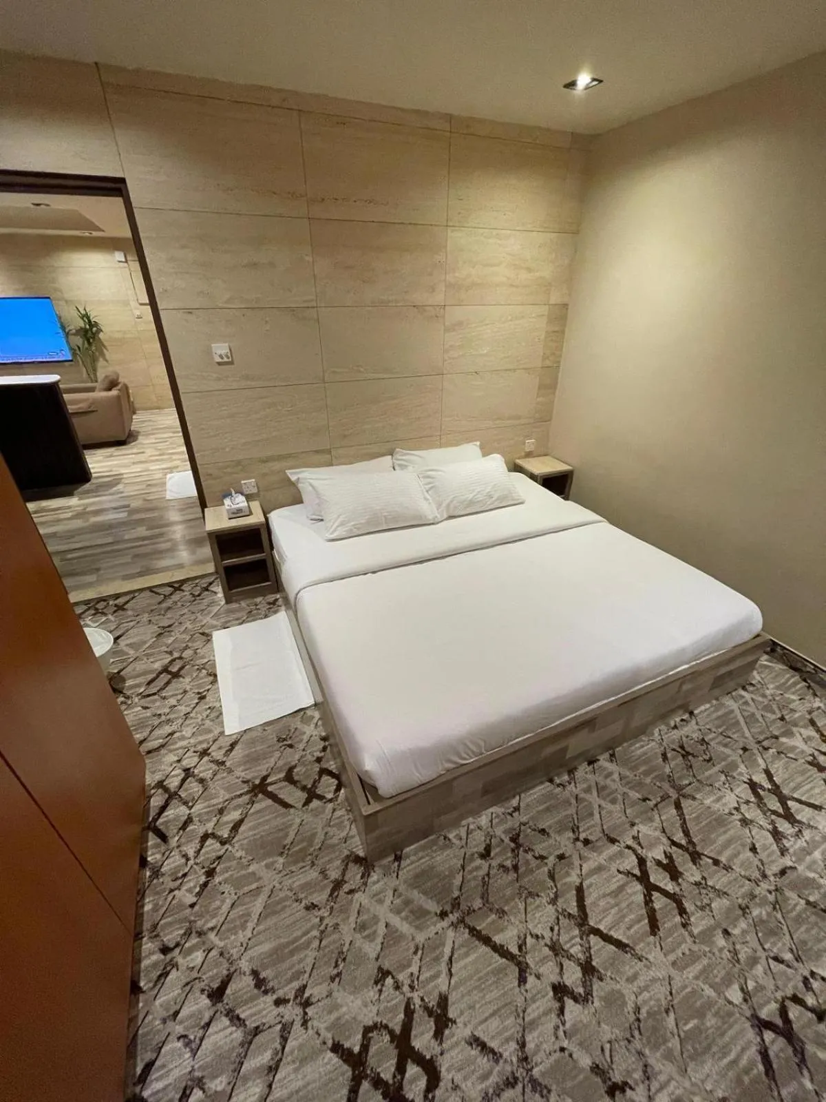 Bedroom, Bed in Terrace Furnished Apartments- Fintas1