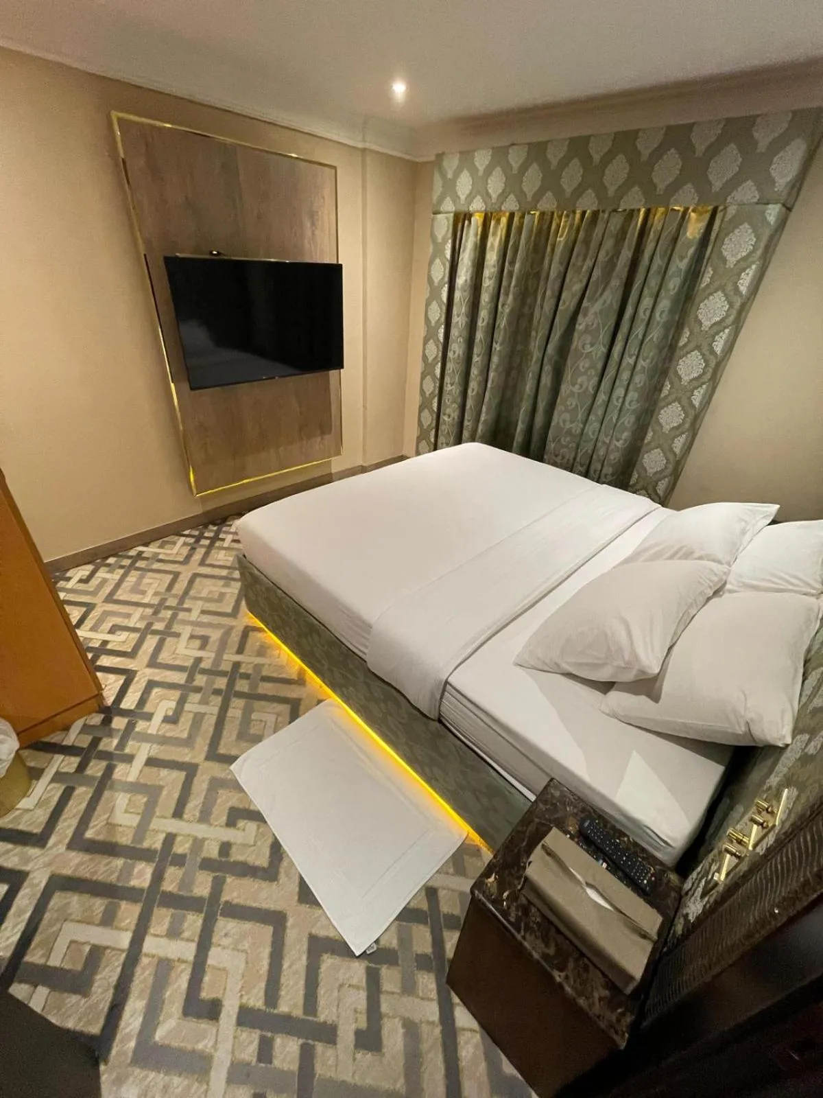 Bed in Terrace Furnished Apartments- Fintas1